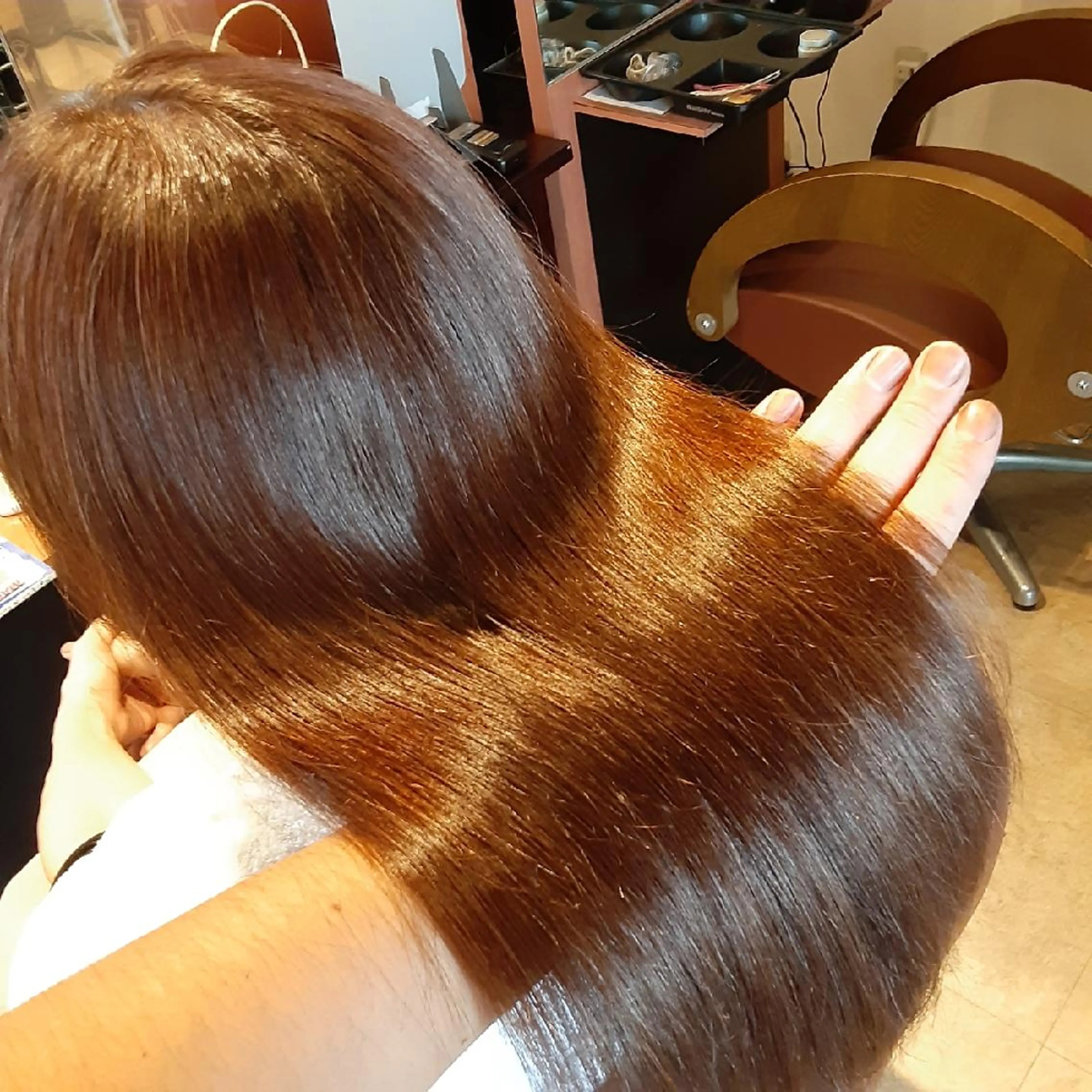 ロング 縮毛矯正 トリートメント AHL creation所属・美髪矯正師☆ 牛田のヘアスタイル