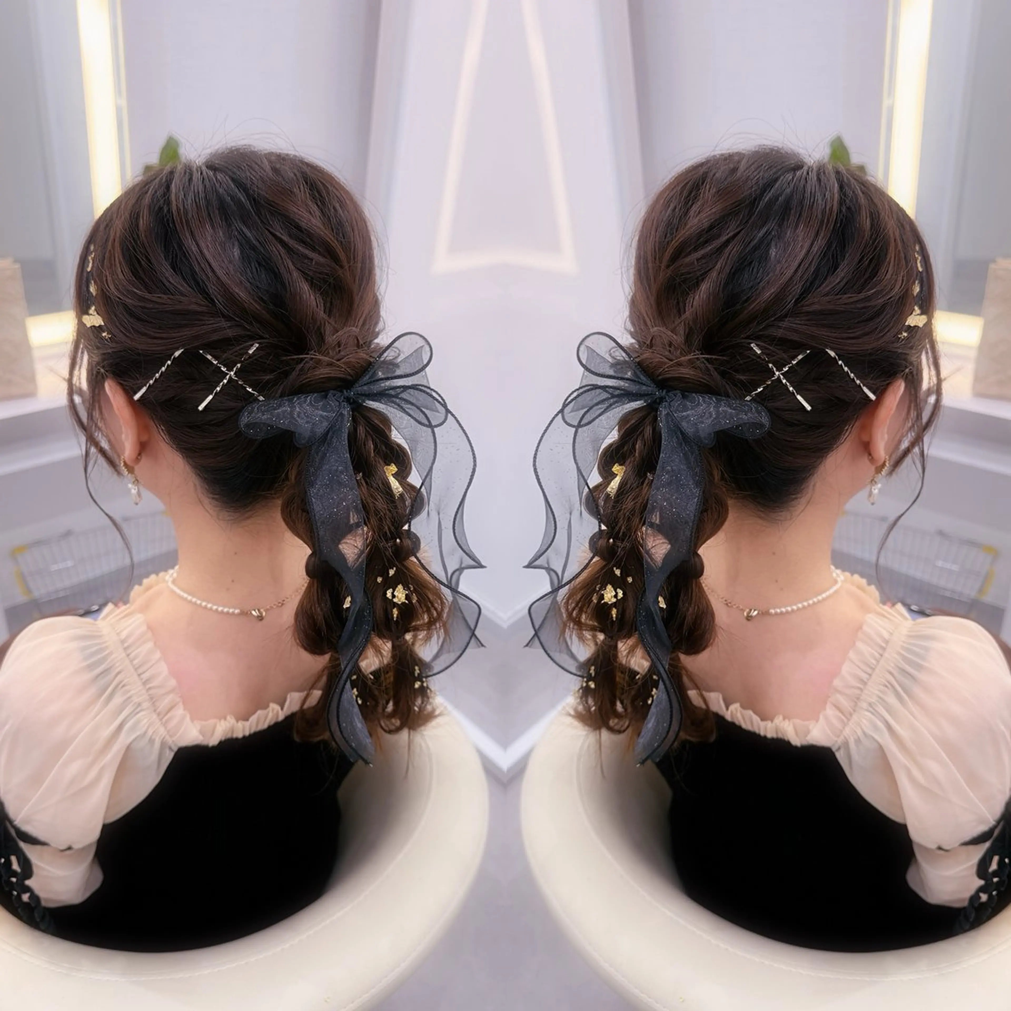 ヘアアレンジ 秋葉原コットン所属・ヘアセット 🤍AIRA🤍のヘアスタイル