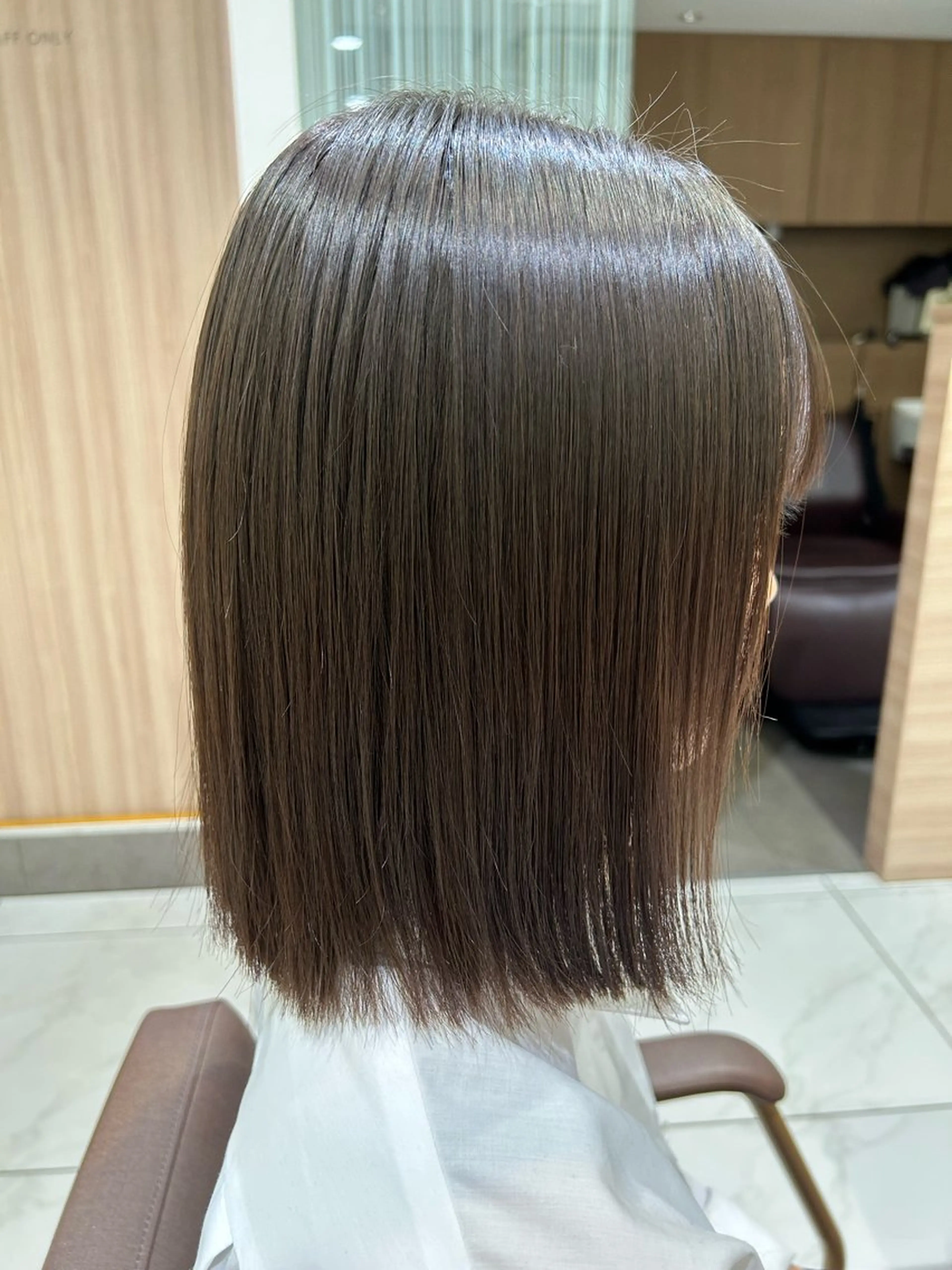 ミディアム 縮毛矯正 縮毛募集中🔥 小平悠人のヘアスタイル