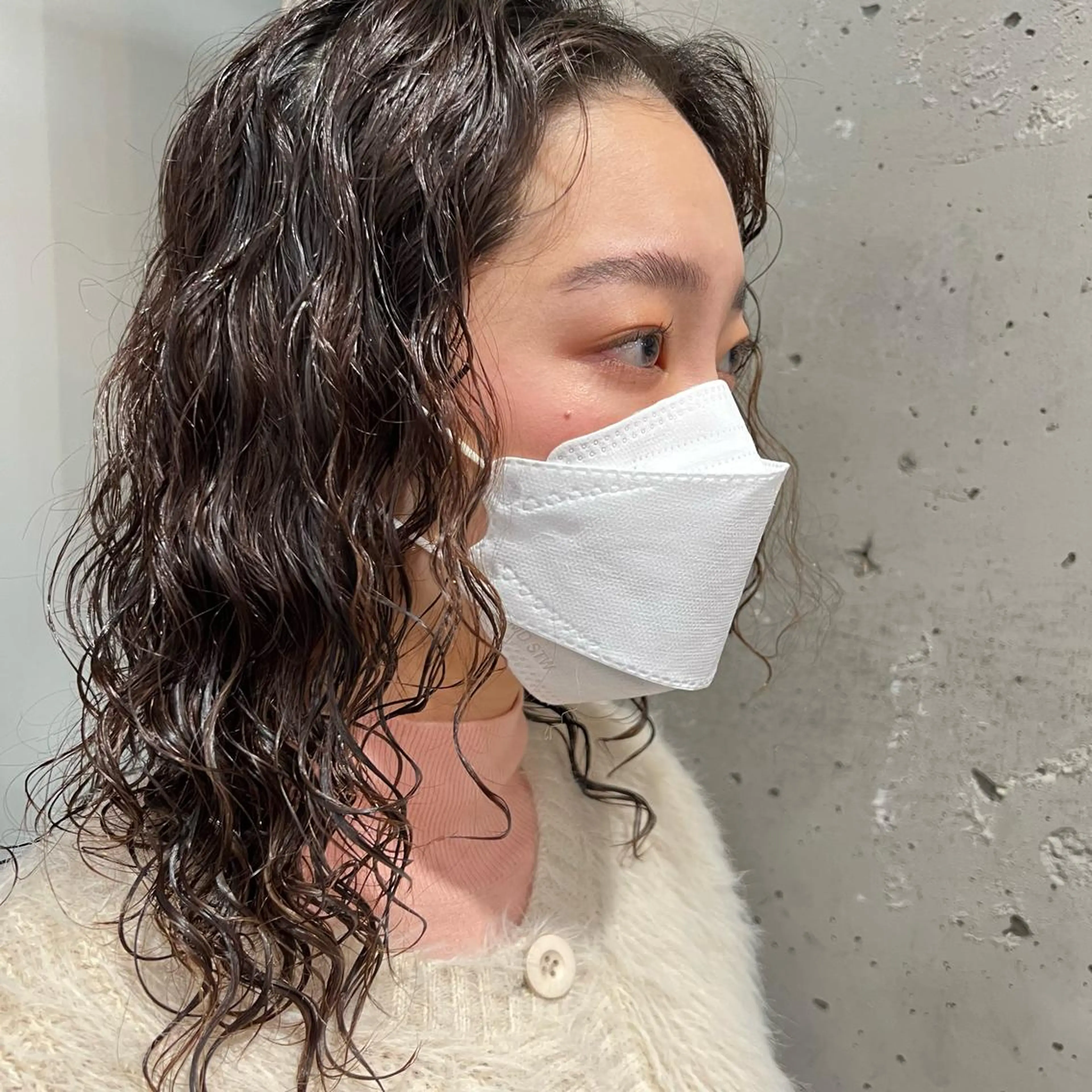 パーマ 井上 怜音のヘアスタイル