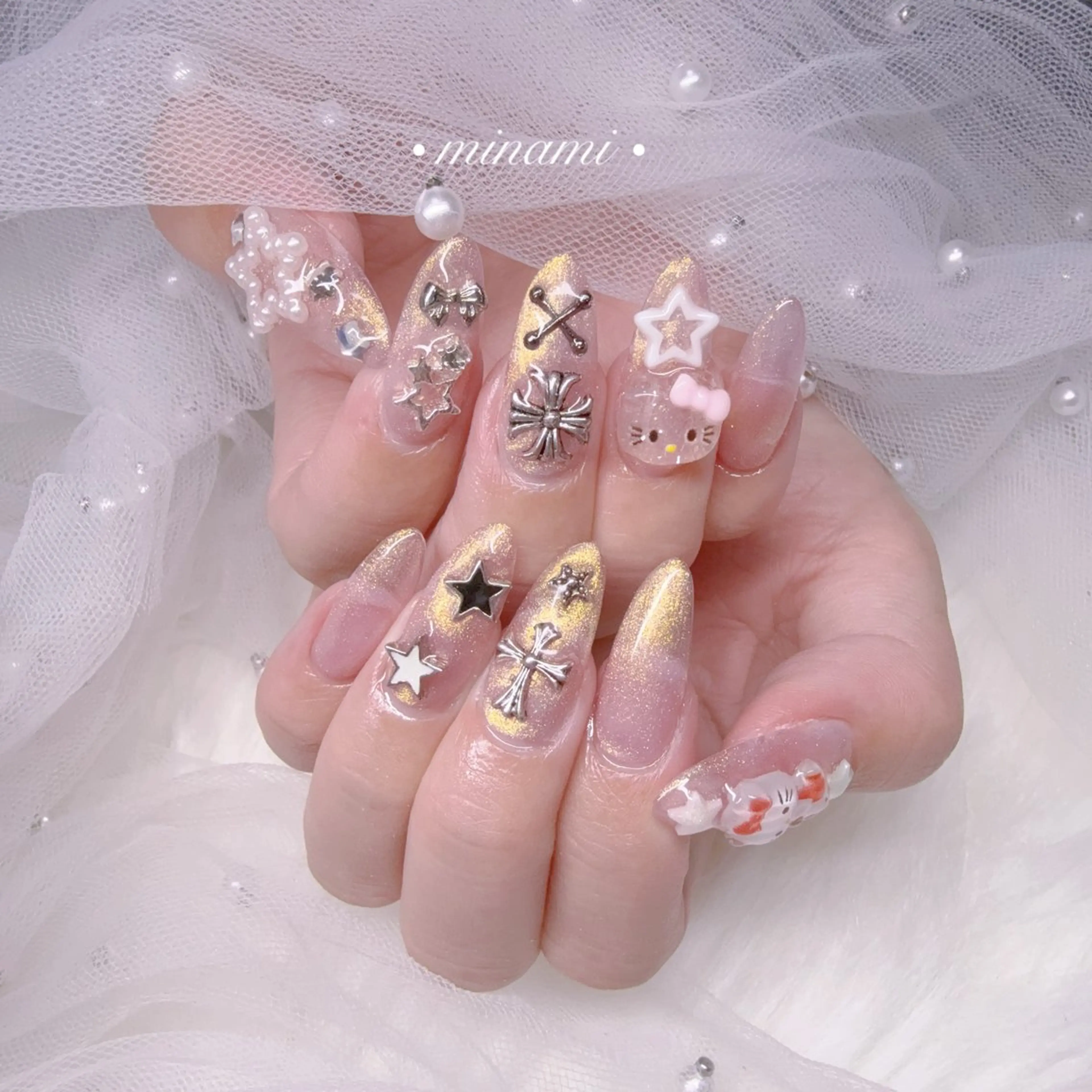 ネイル ハンドネイル 長さだし専門Minami所属・MN Nail salonのネイルデザイン