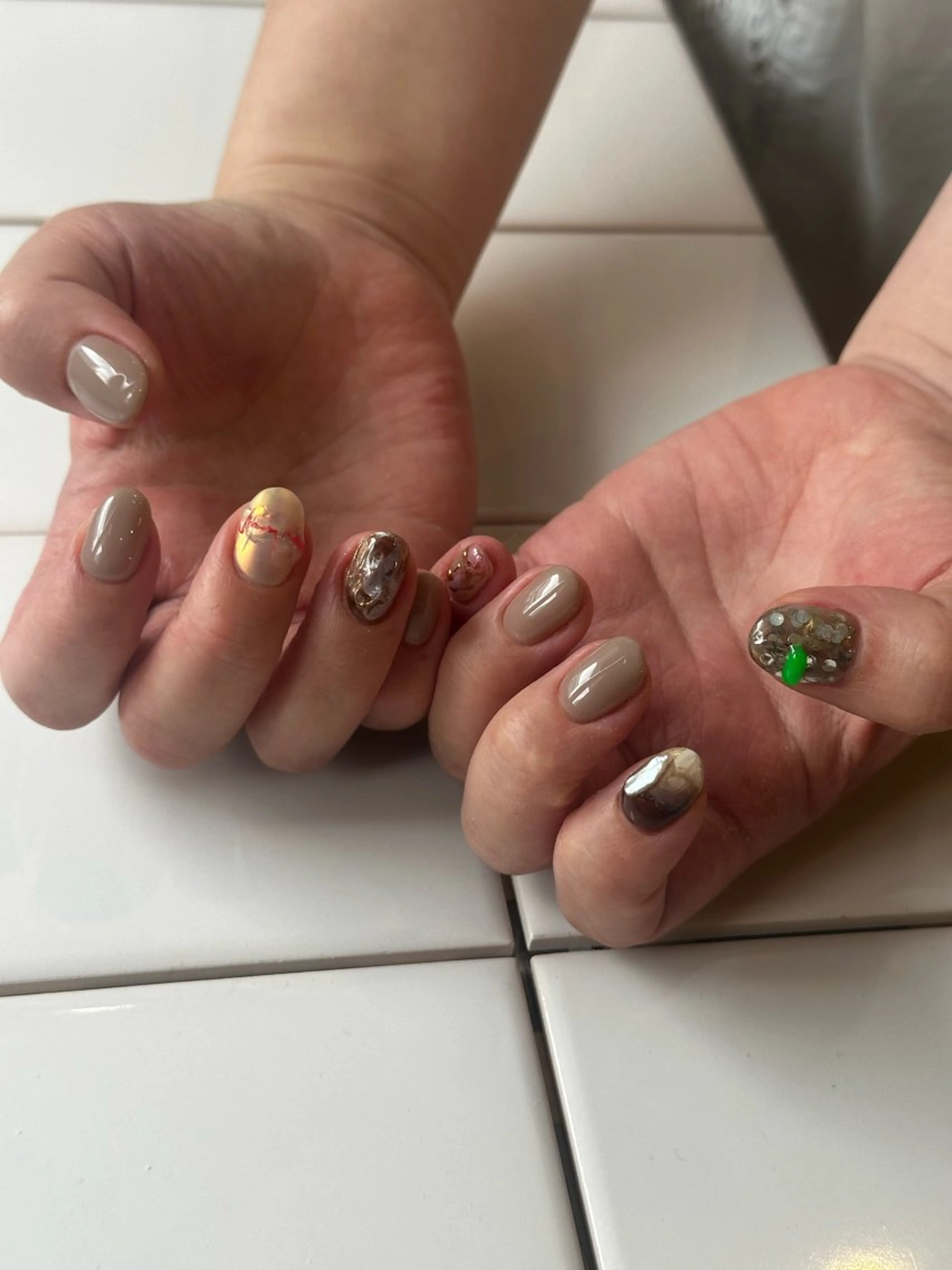 ネイル ニュアンスネイル ハンドネイル Natsuko 🐥のネイルデザイン