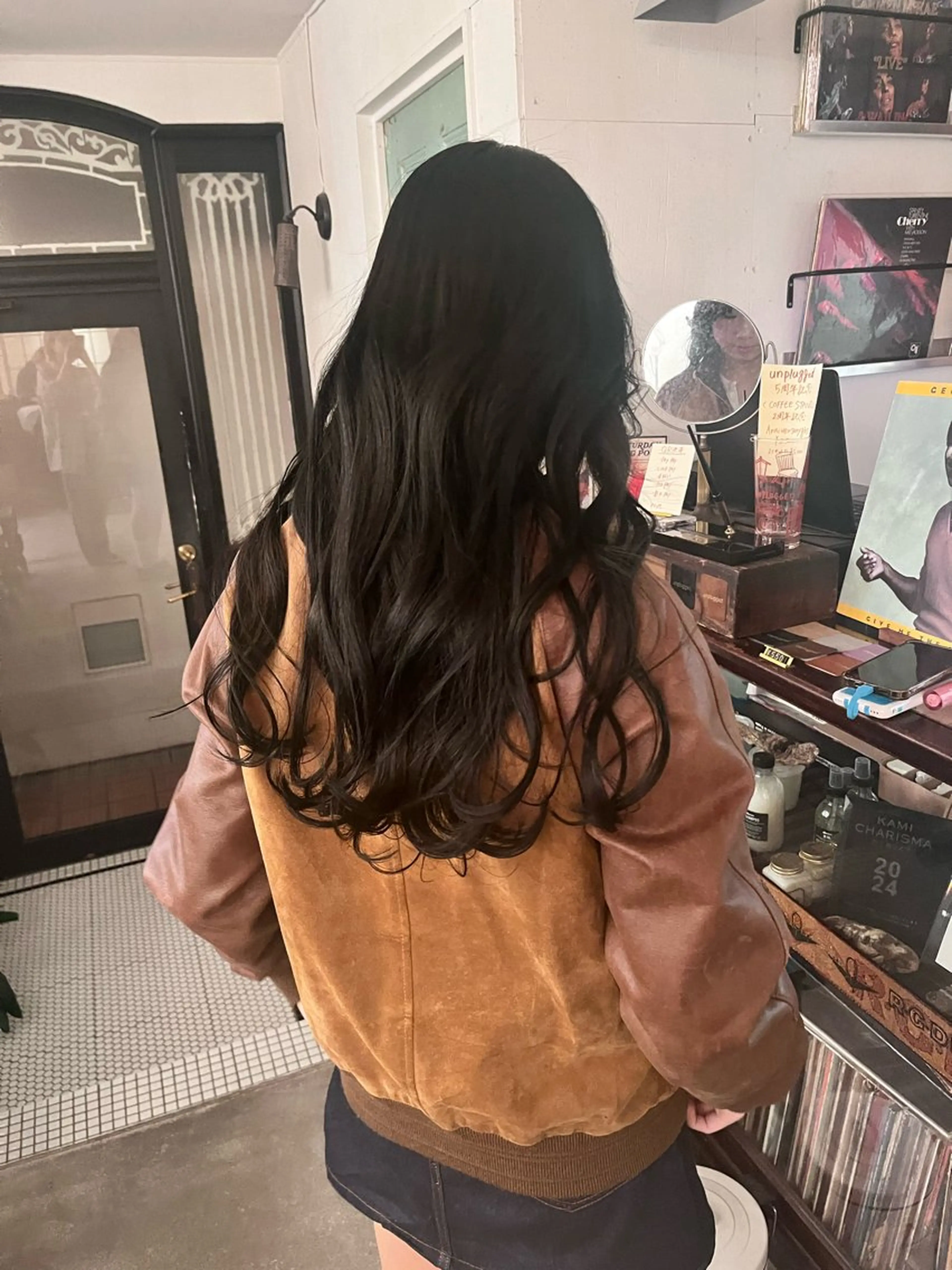 ロング レイヤー/ベージュ mikuのヘアスタイル