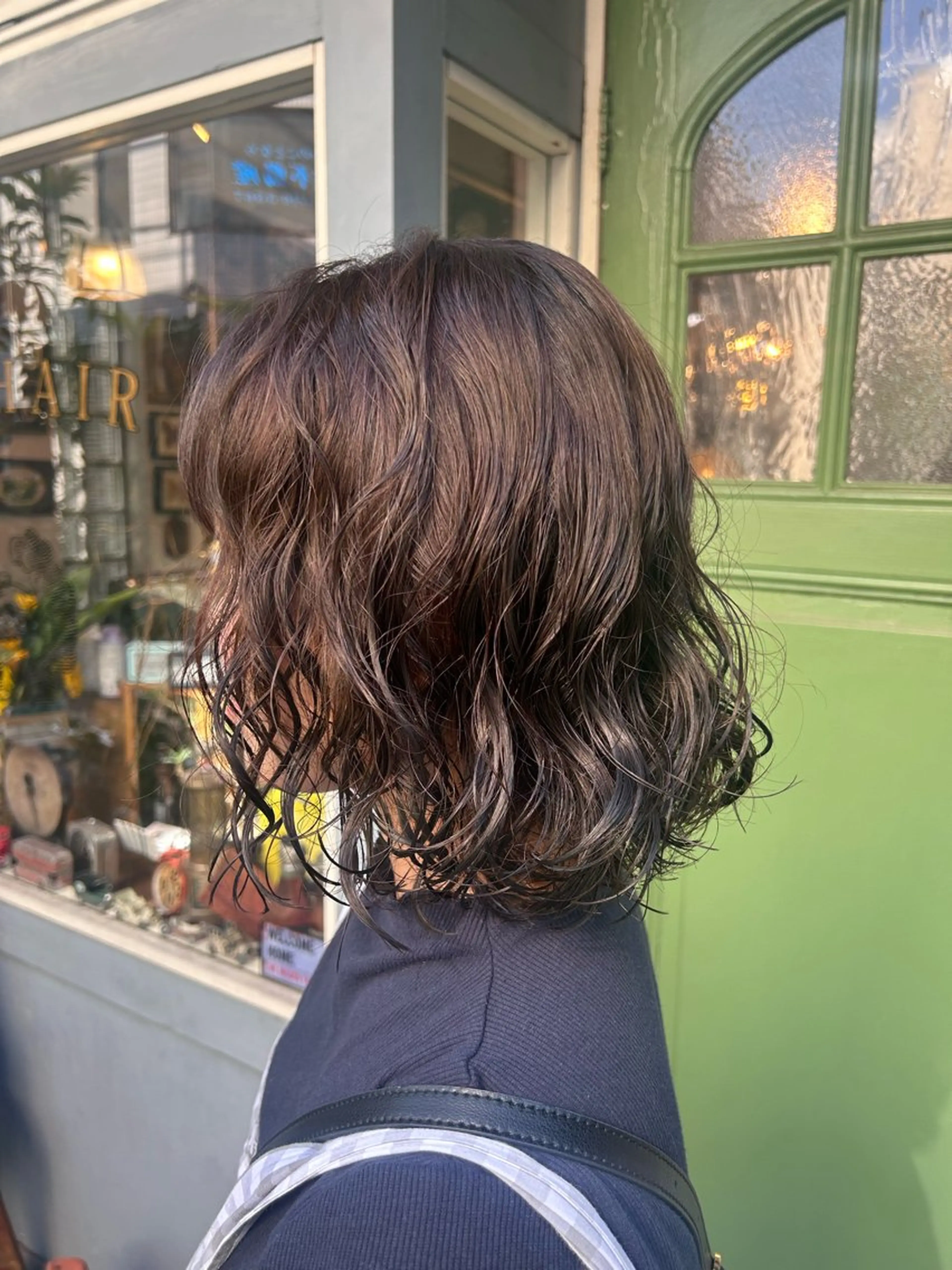 ショート パーマ カット パーマ トリートメント 清水千優/パーマ/透 明感カラー/メンズのヘアスタイル