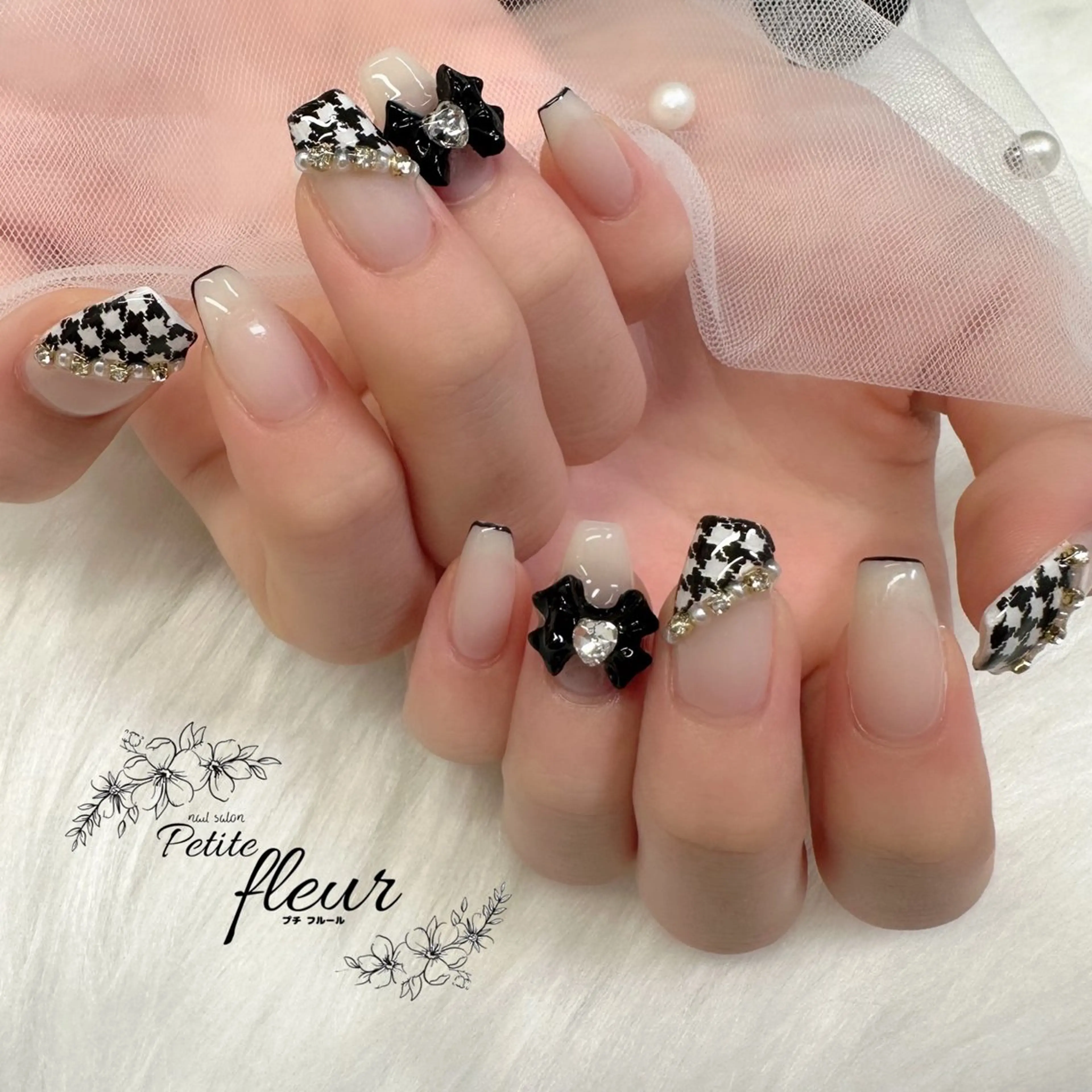 ネイル 持ち込み ❁⃘*。Petite fleur❁⃘*りさのネイルデザイン