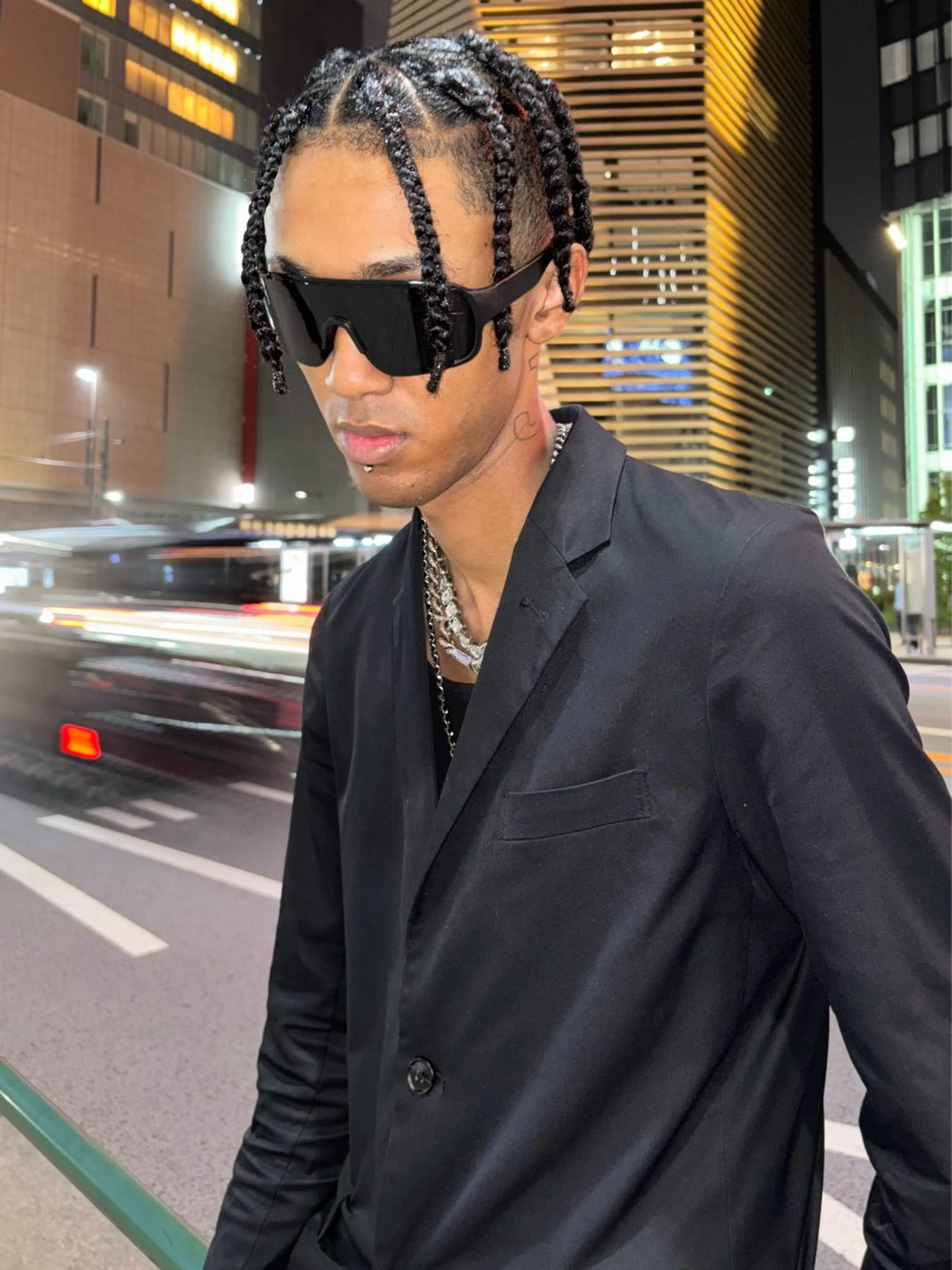 ミディアム ヘアアレンジ メンズ ヘアセット SALOWIN 神宮前５丁目店所属・メンズ/特殊ヘア パーマ🕷️小夏貴也のヘアスタイル