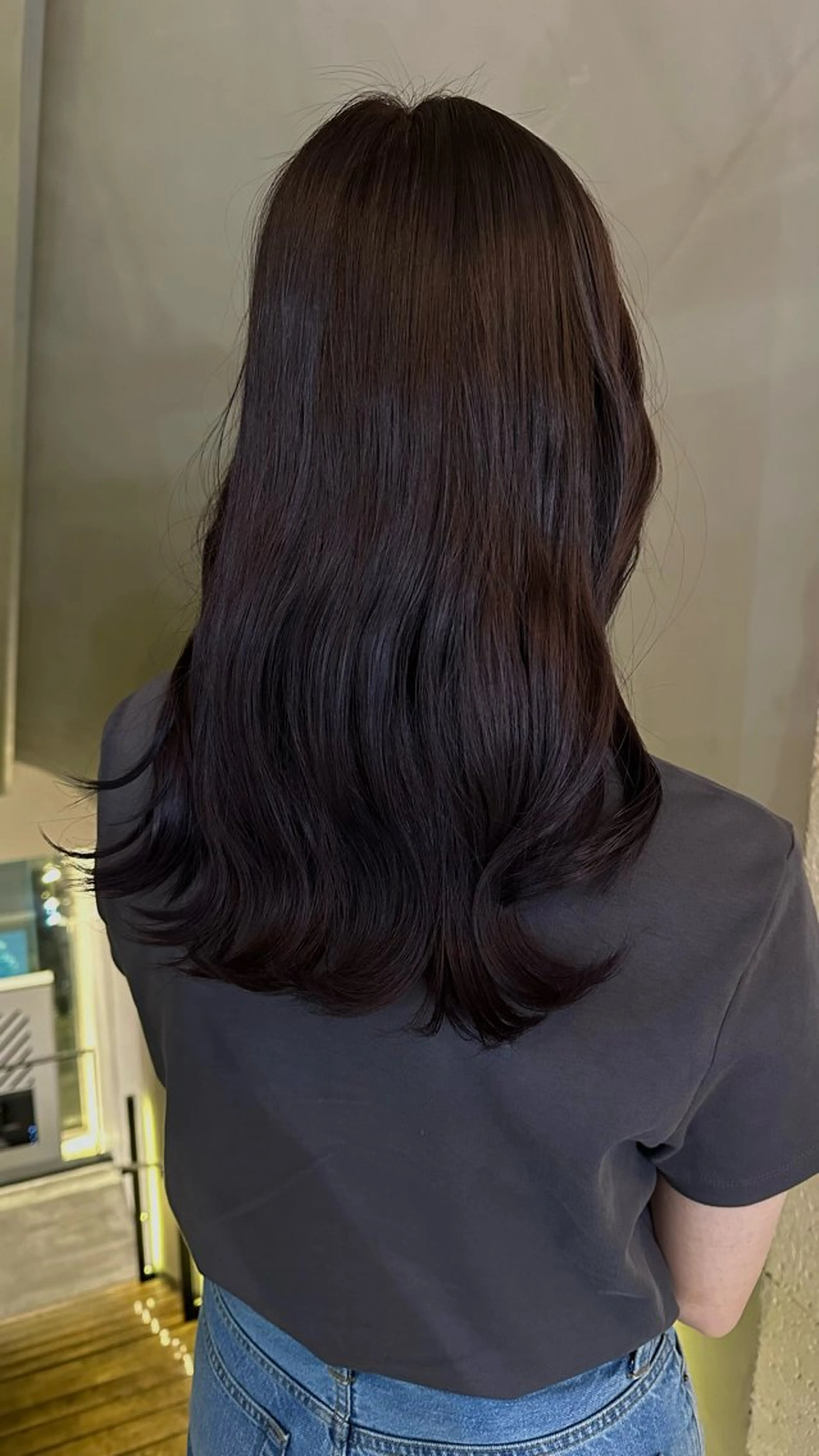 カラー ブラウンカラー ラベンダーカラー Reina 札幌美容師のヘアスタイル