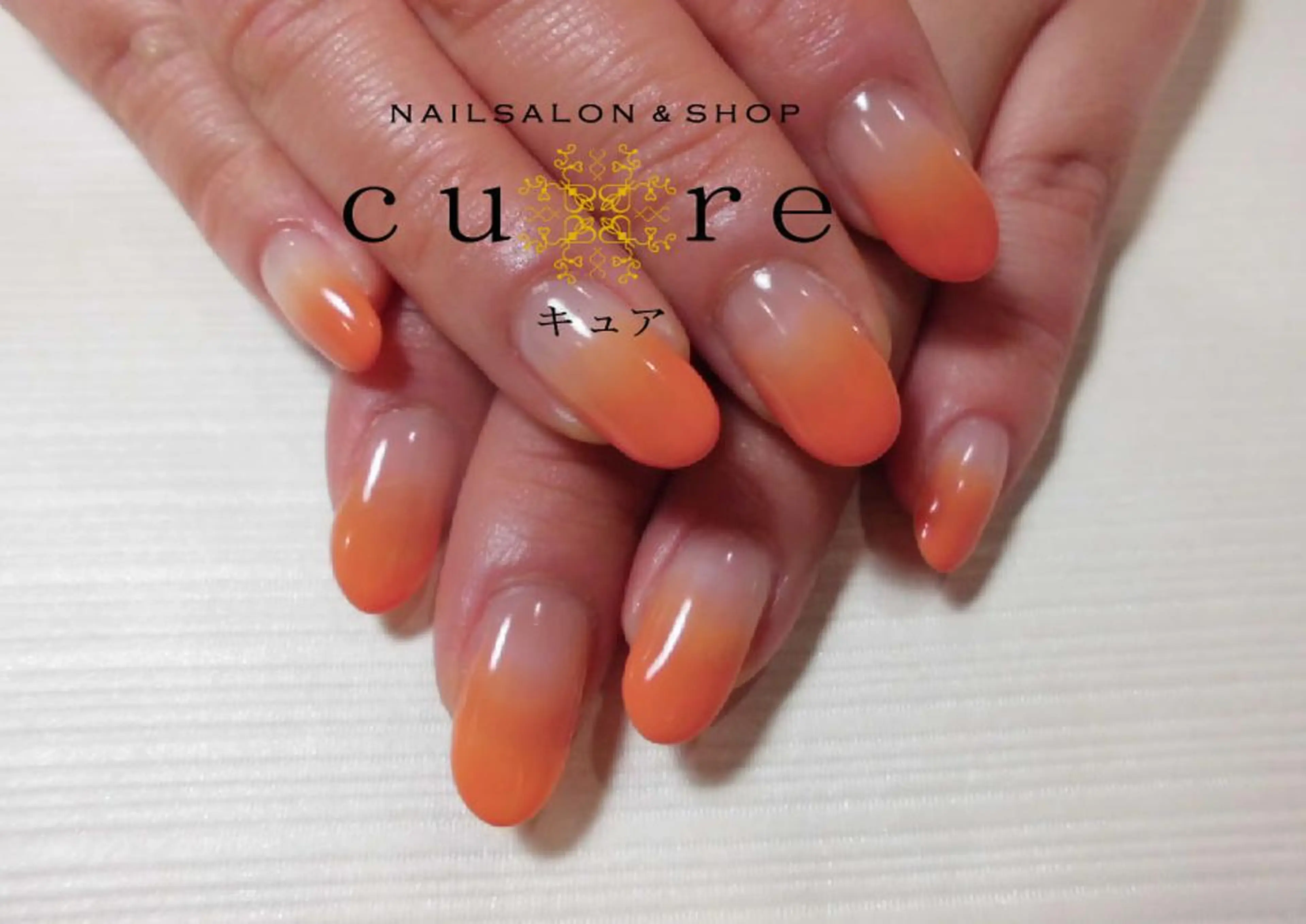 セミロング ネイル ハンドネイル ネイルサロン Cureのネイルデザイン