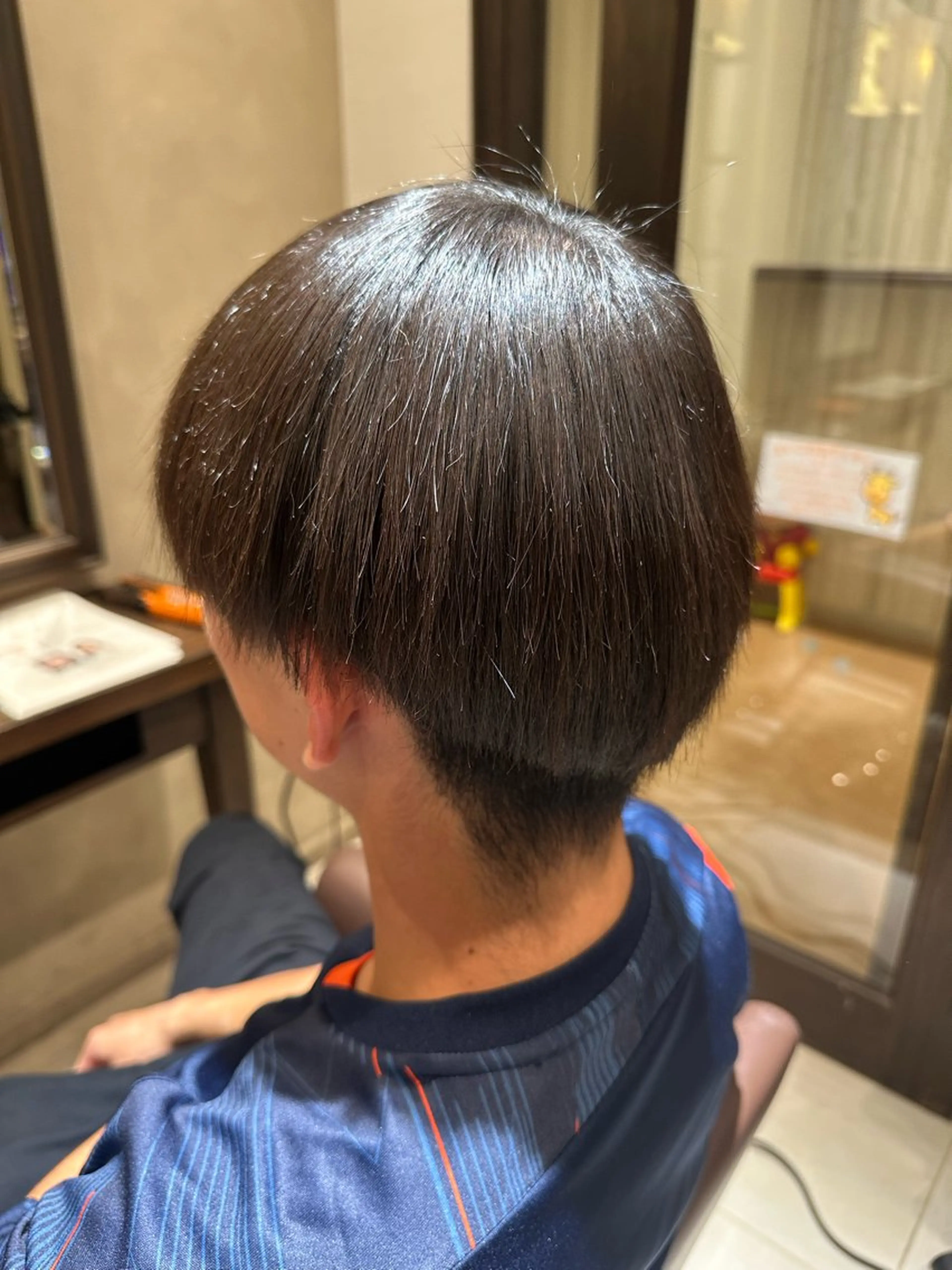 ショート メンズ 縮毛矯正 縮毛矯正 トリートメント 山本 麟太郎のヘアスタイル