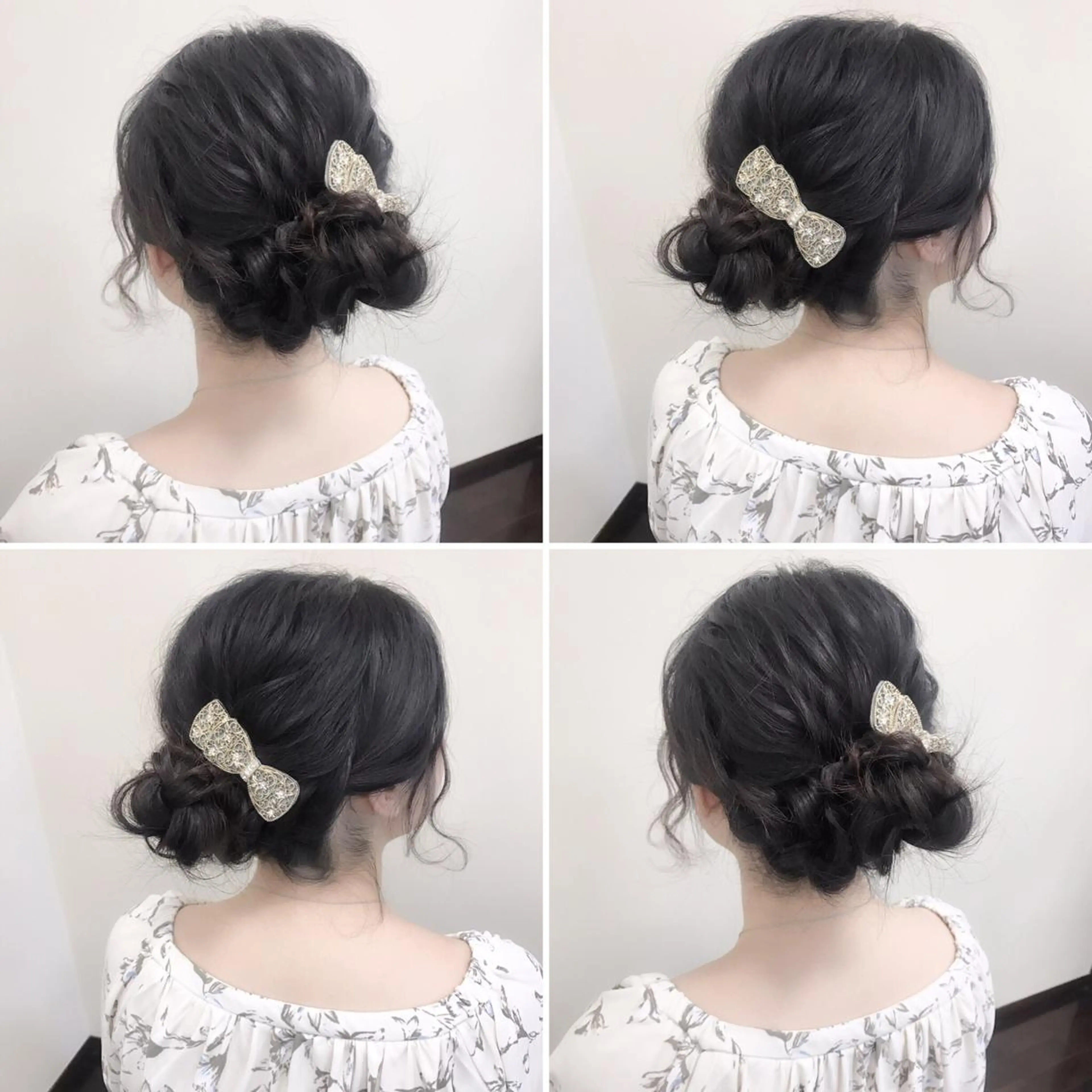 セミロング ヘアアレンジ 沢田 瞳のヘアスタイル