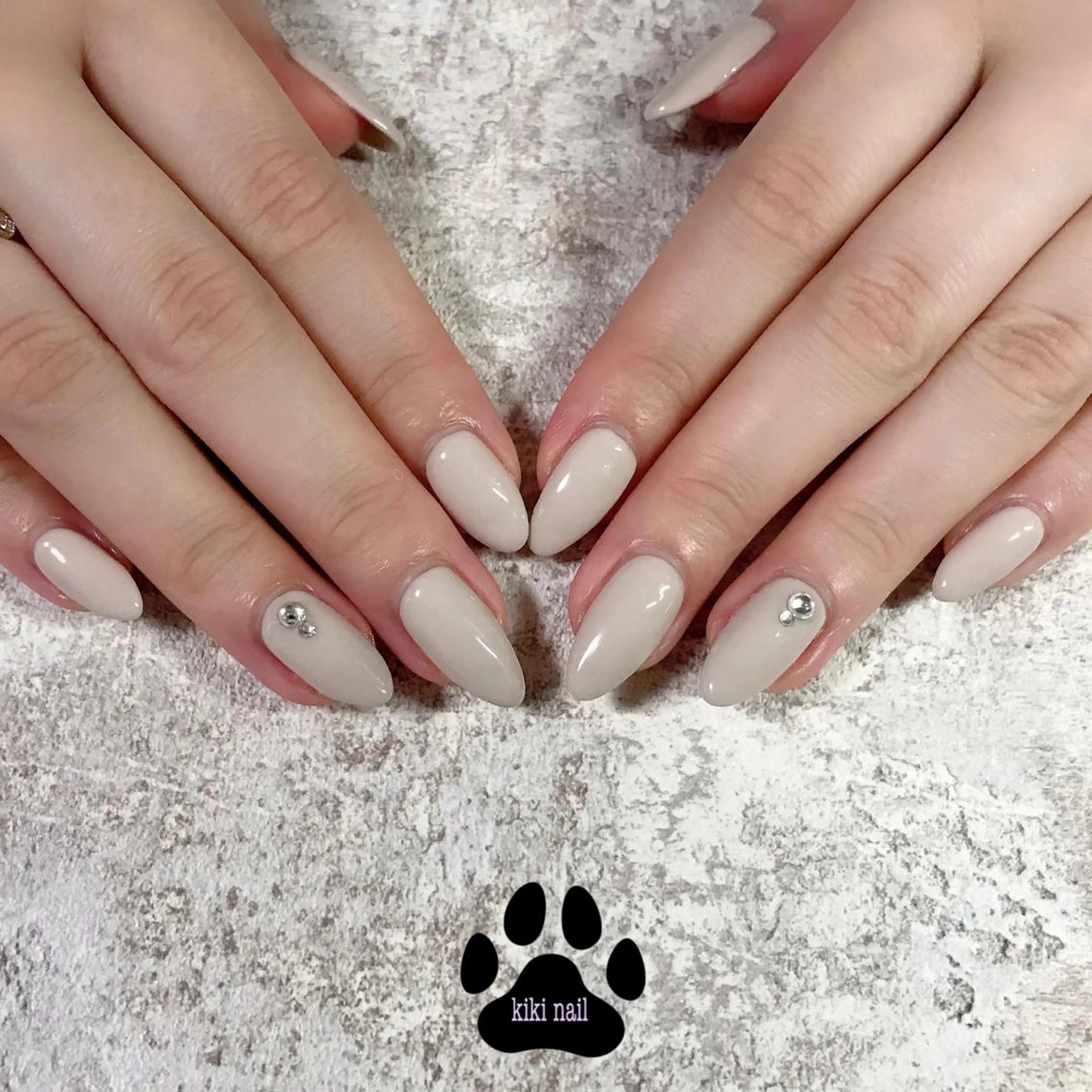 ネイル フットネイル ラメ(グリッター) ワンカラーネイル kikinail 溝の口のネイルデザイン