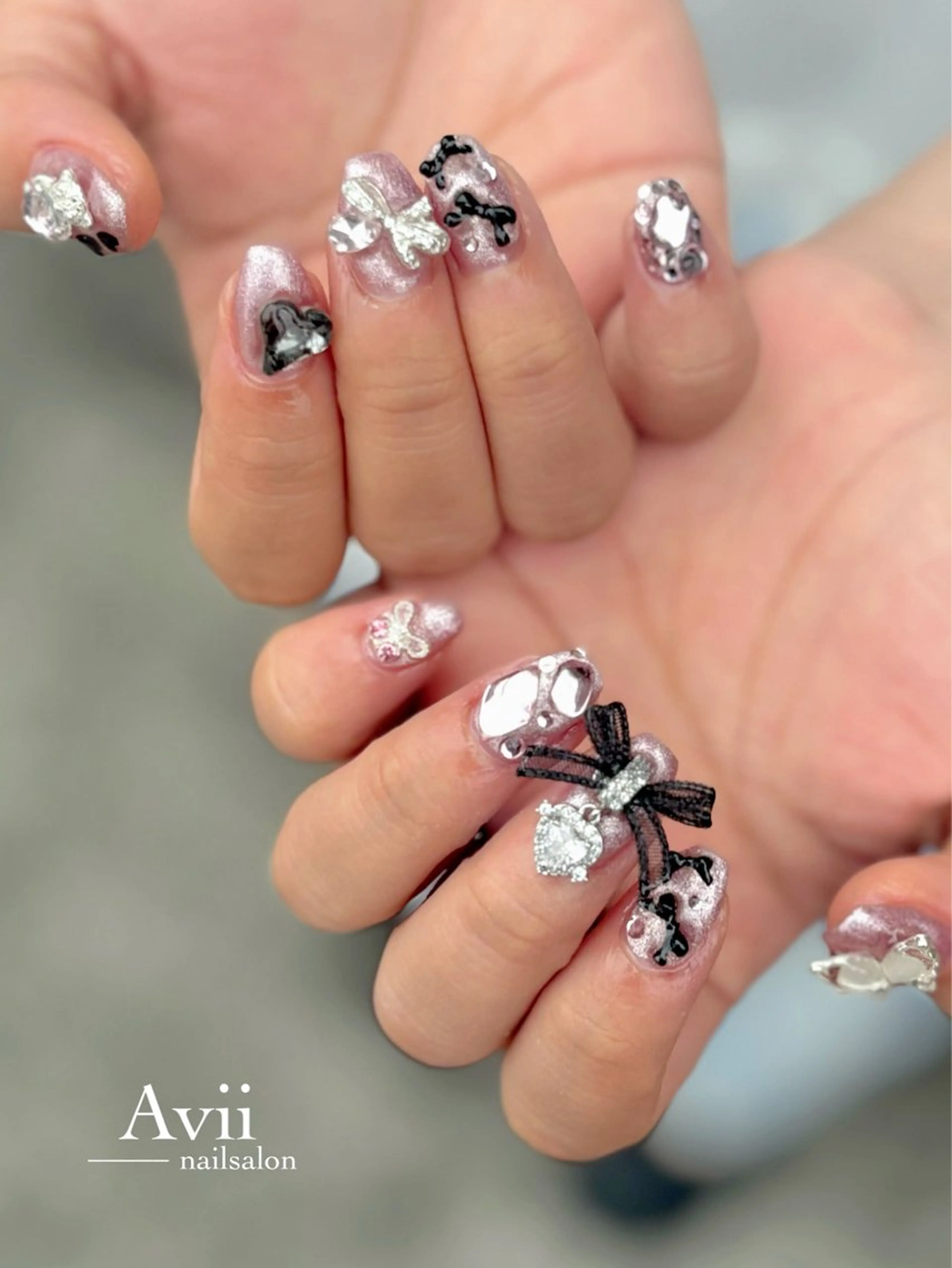 ネイル ピンク うるつやネイル🫧 Amiのネイルデザイン