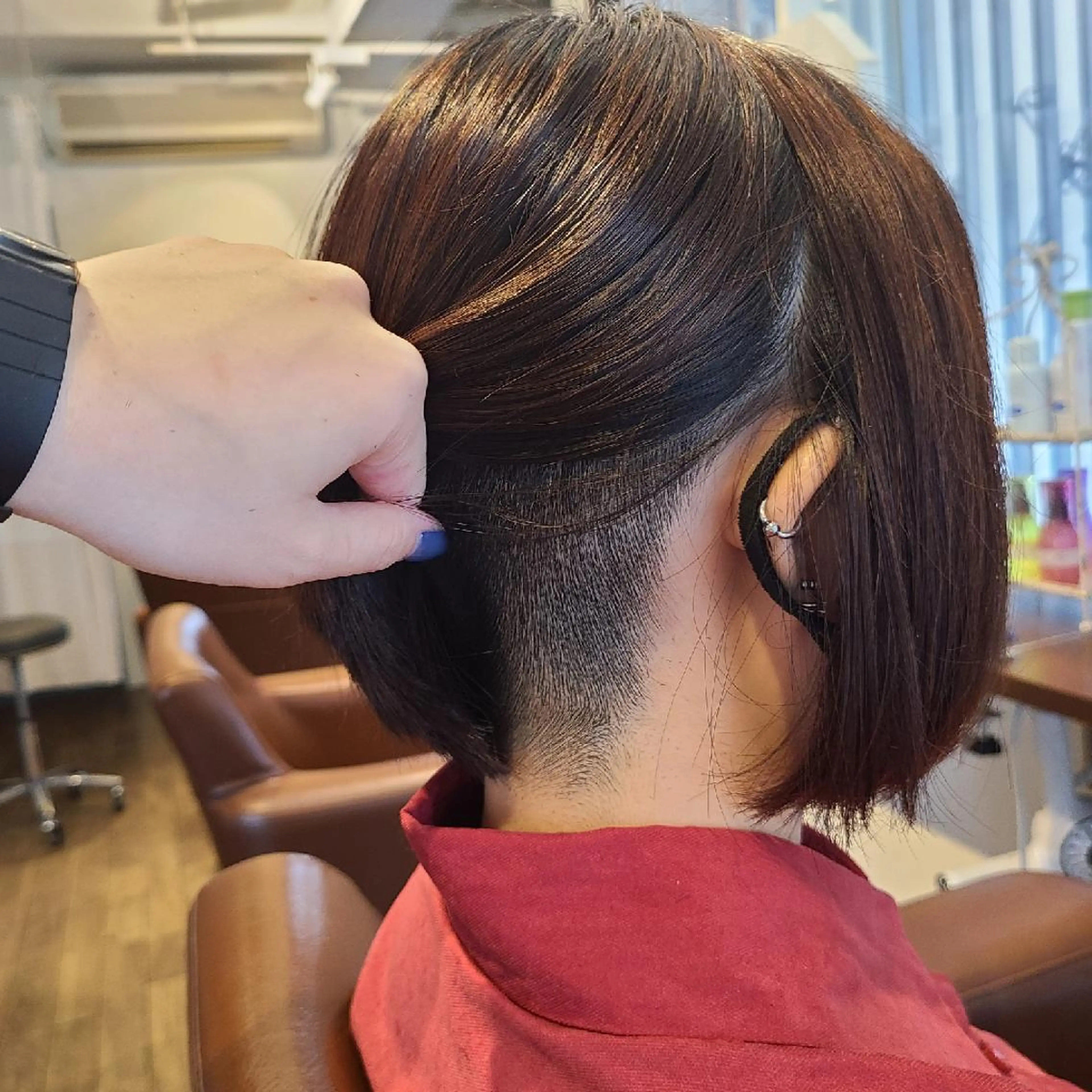 ミディアム ボブ Hazumi Ayanoのヘアスタイル