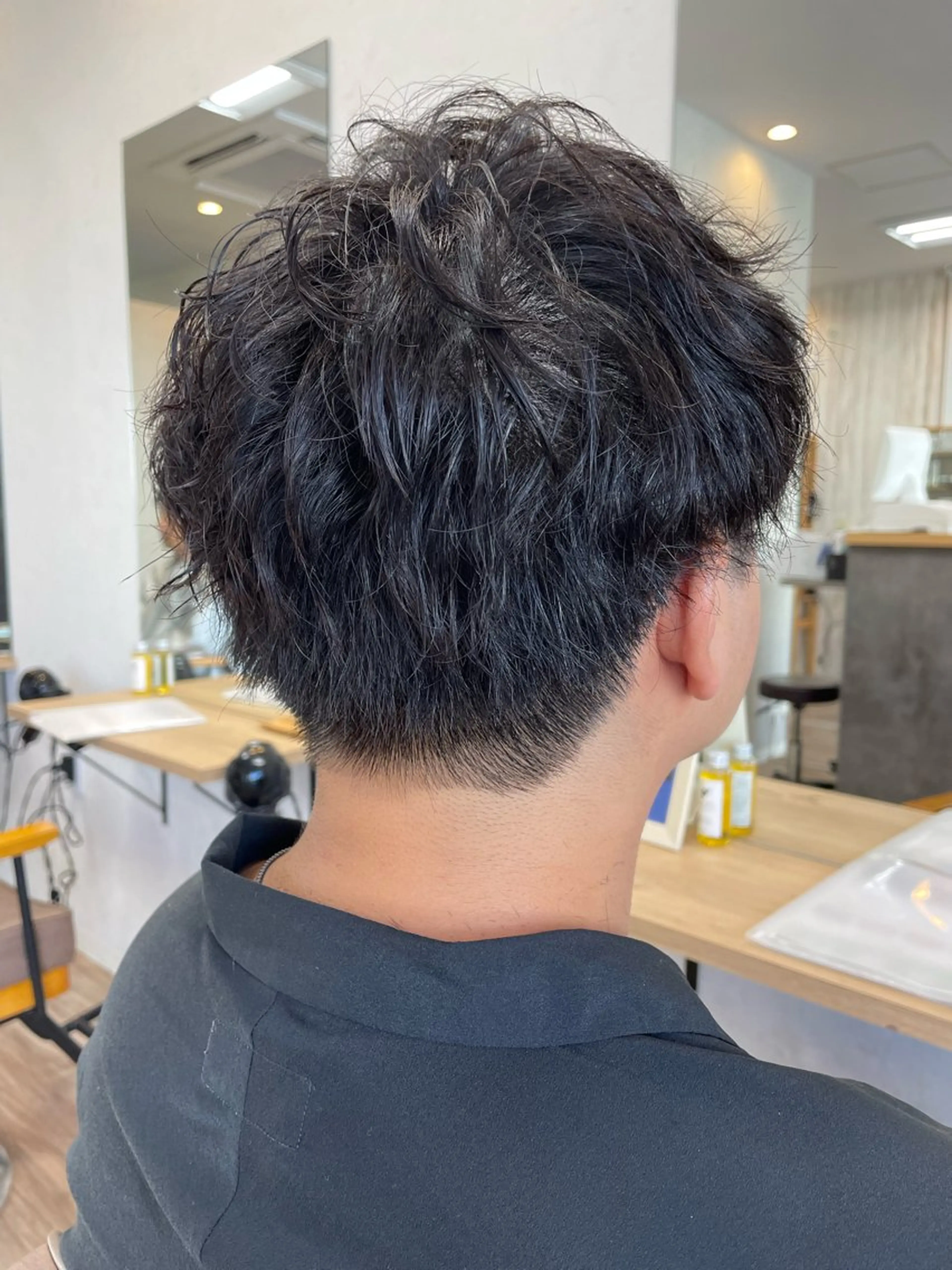 カット、水パーマの写真