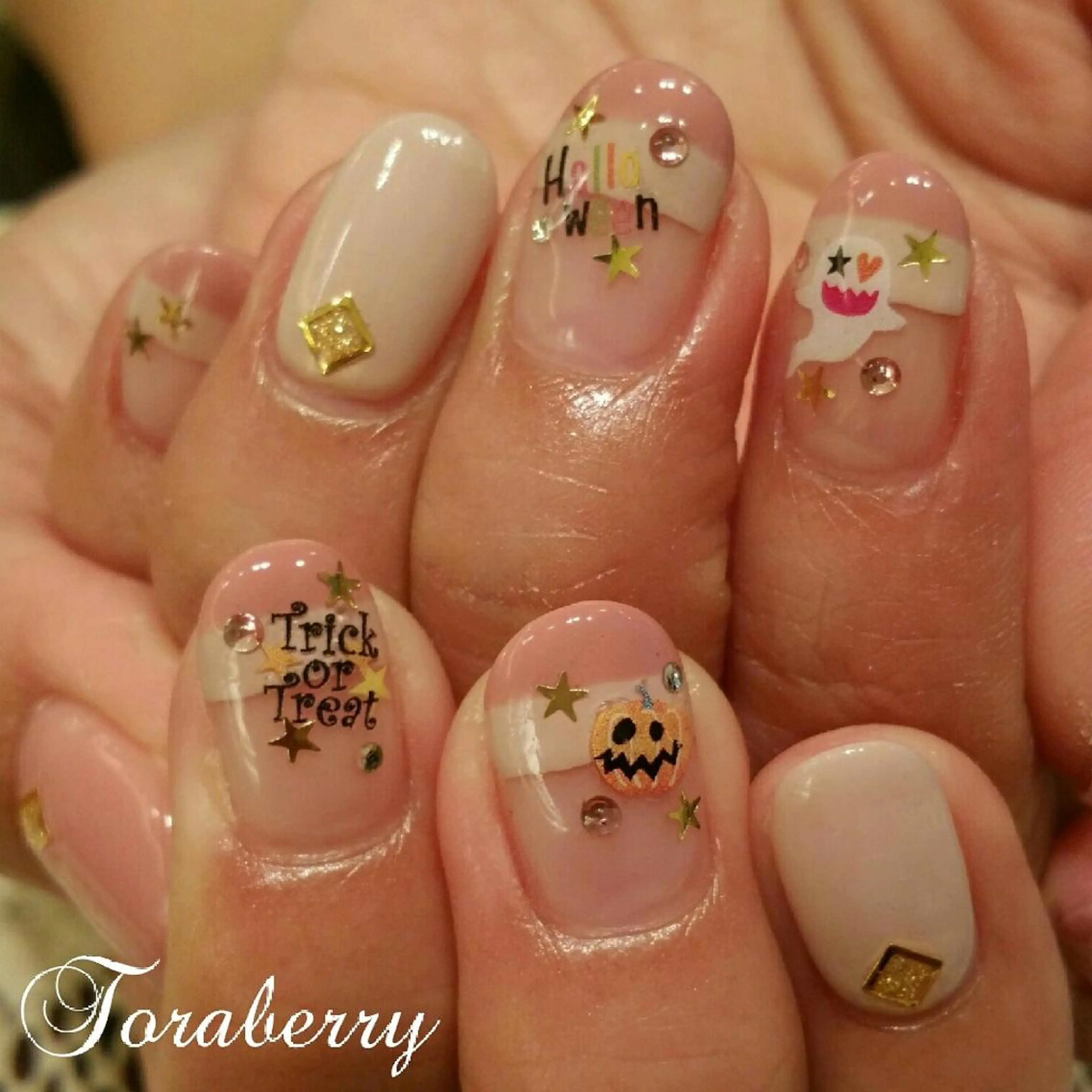 ネイル ハロウィン 持ち込み ネイリスト なつみのネイルデザイン