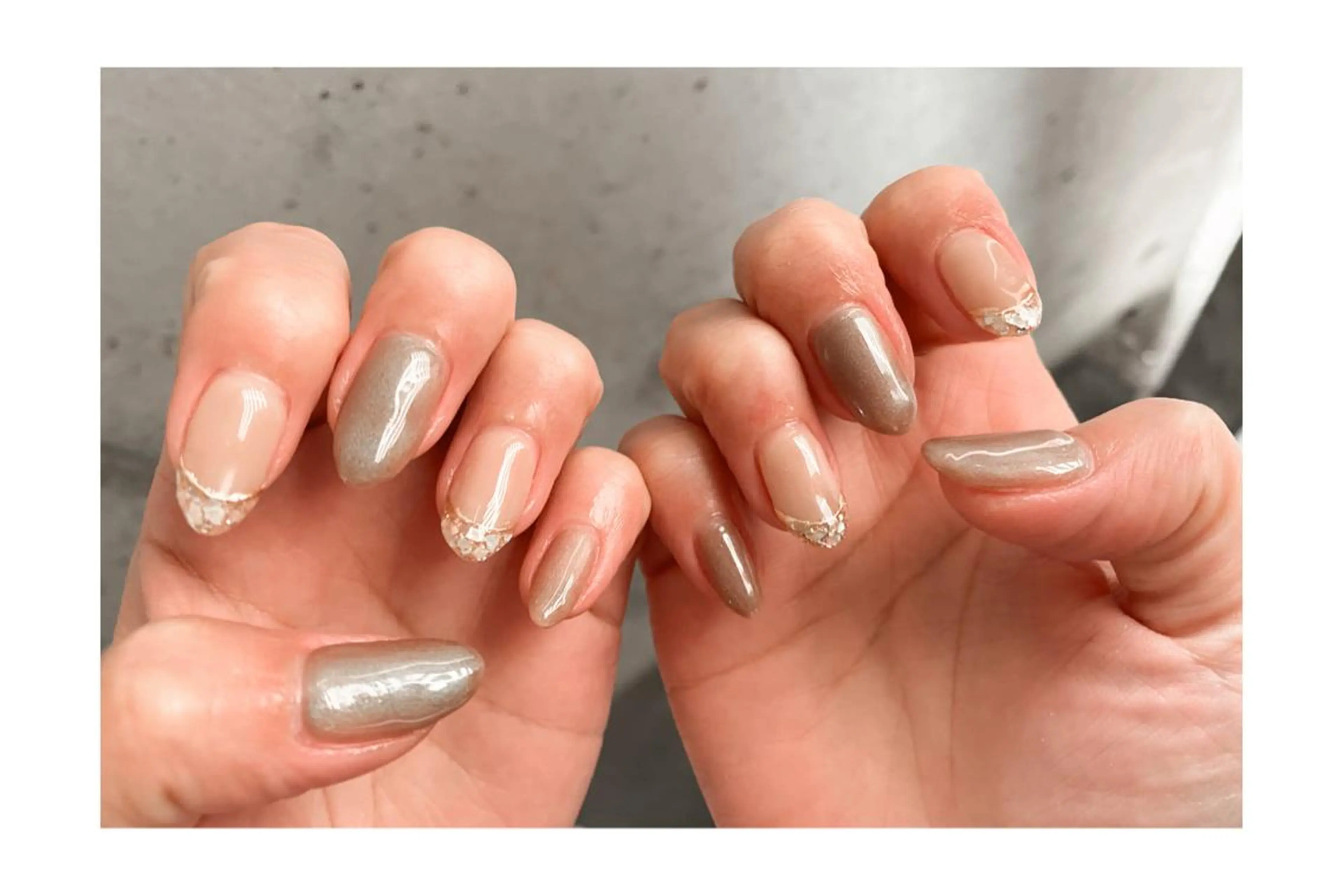 ネイル フレンチネイル ハンドネイル NAIL Salon IP所属・長谷川 奈緒美のネイルデザイン