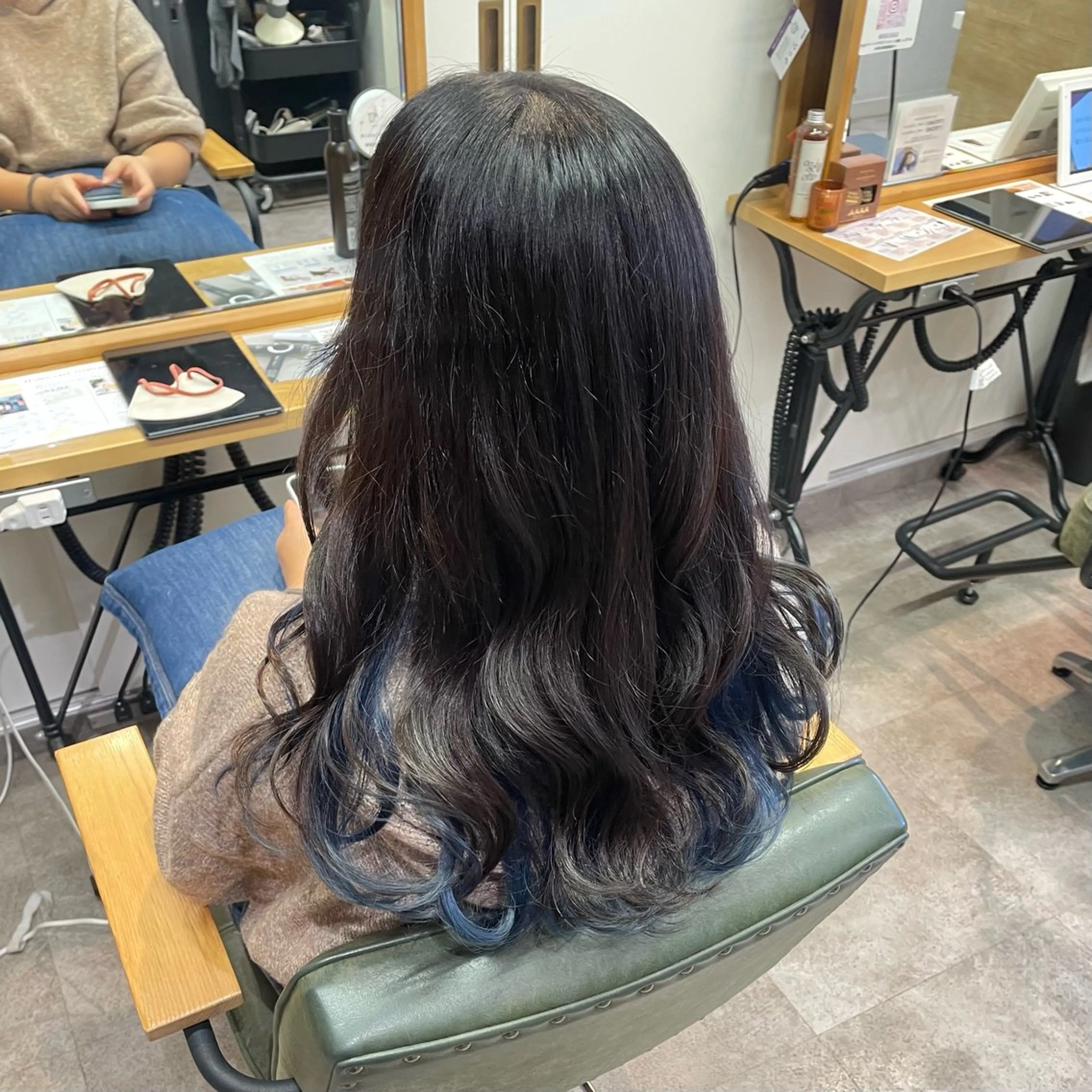 カラー ブルーカラー オリーブ/髪質改善/ 縮毛矯正/あいり🫒のヘアスタイル