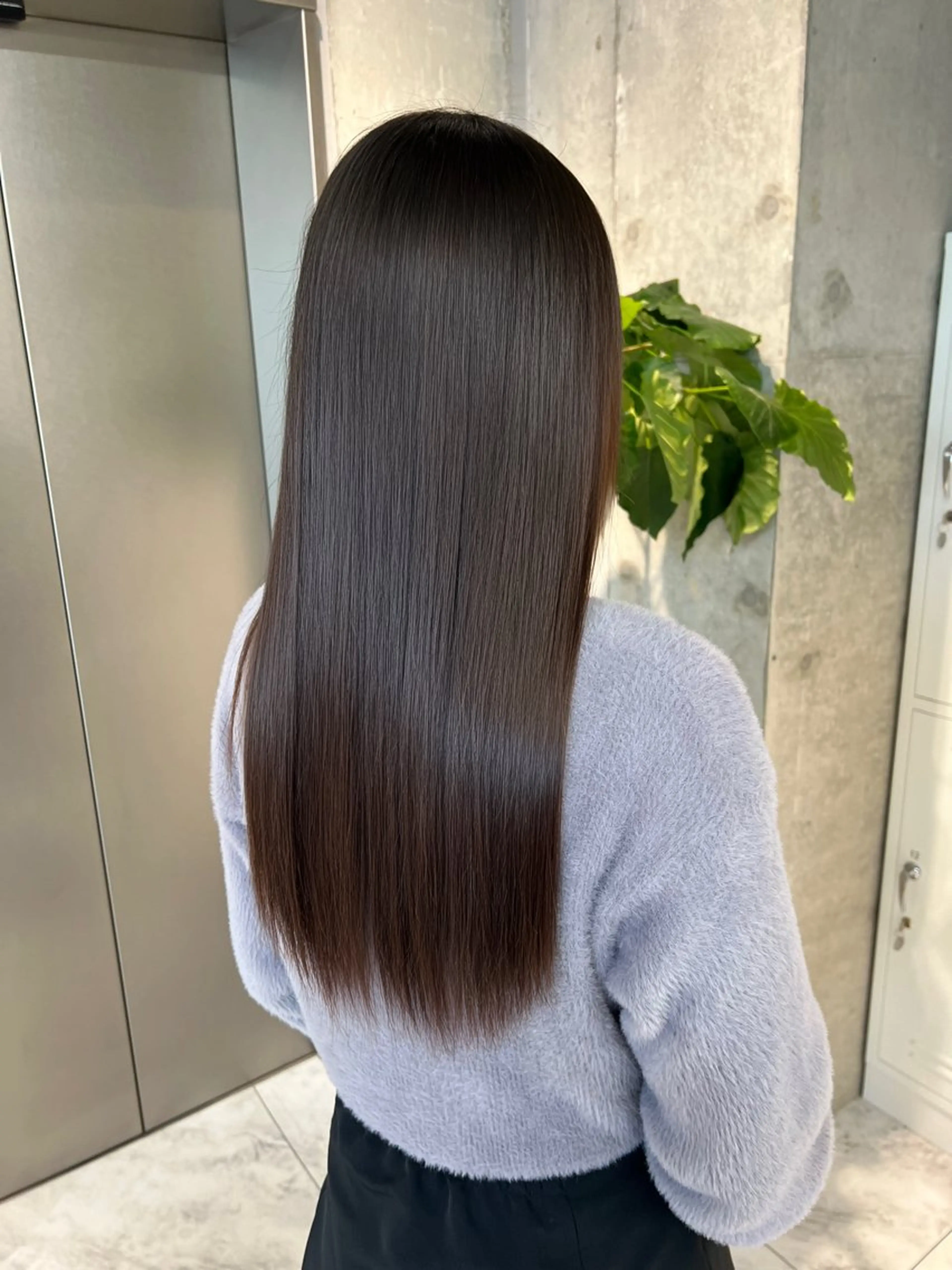 ロング 縮毛矯正 カット ヘアカラー 縮毛矯正 トリートメント 博多ショート 🌱松井　傑のヘアスタイル