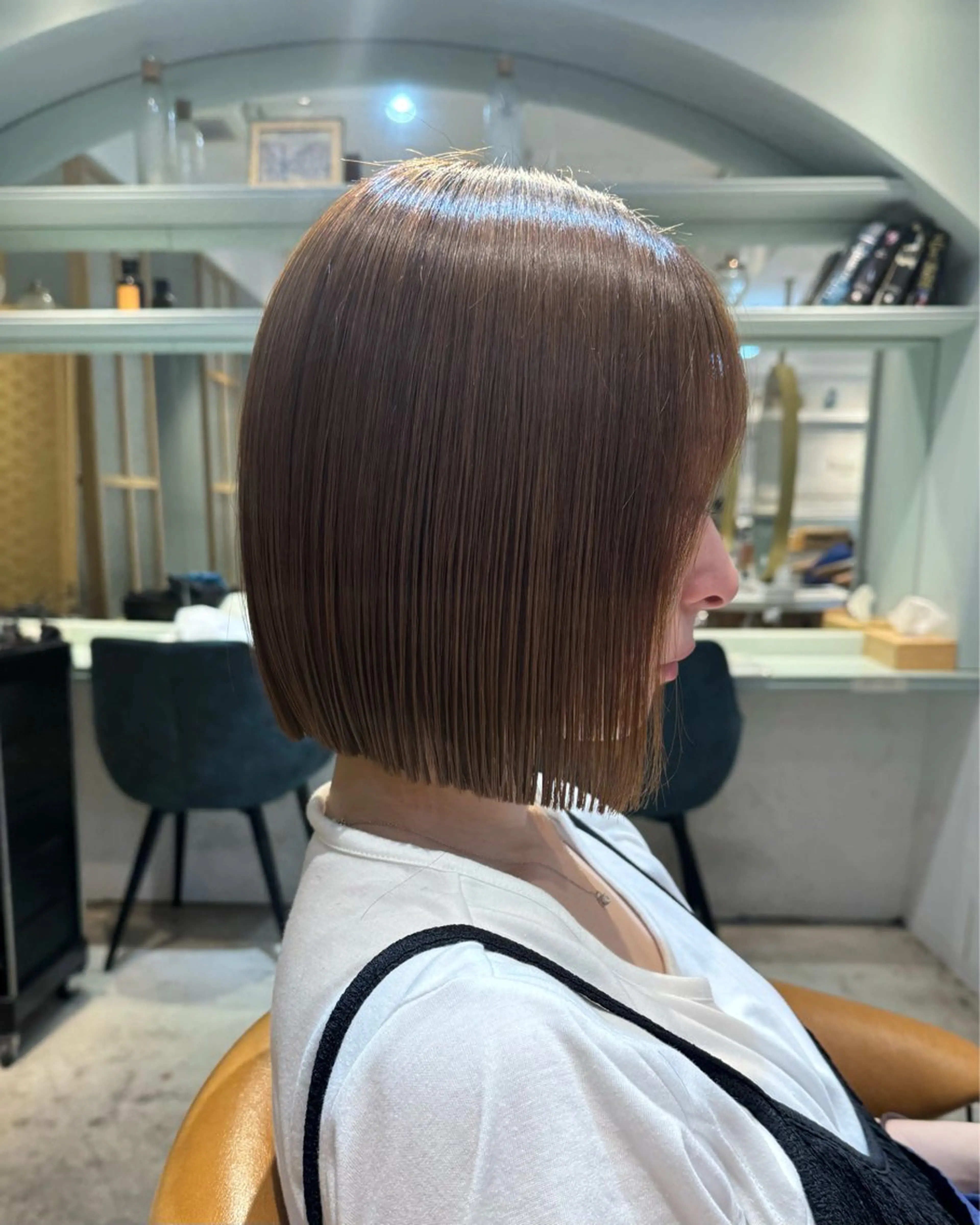 ミディアム ボブ 髪質改善/ボブ /韓国/erikoのヘアスタイル