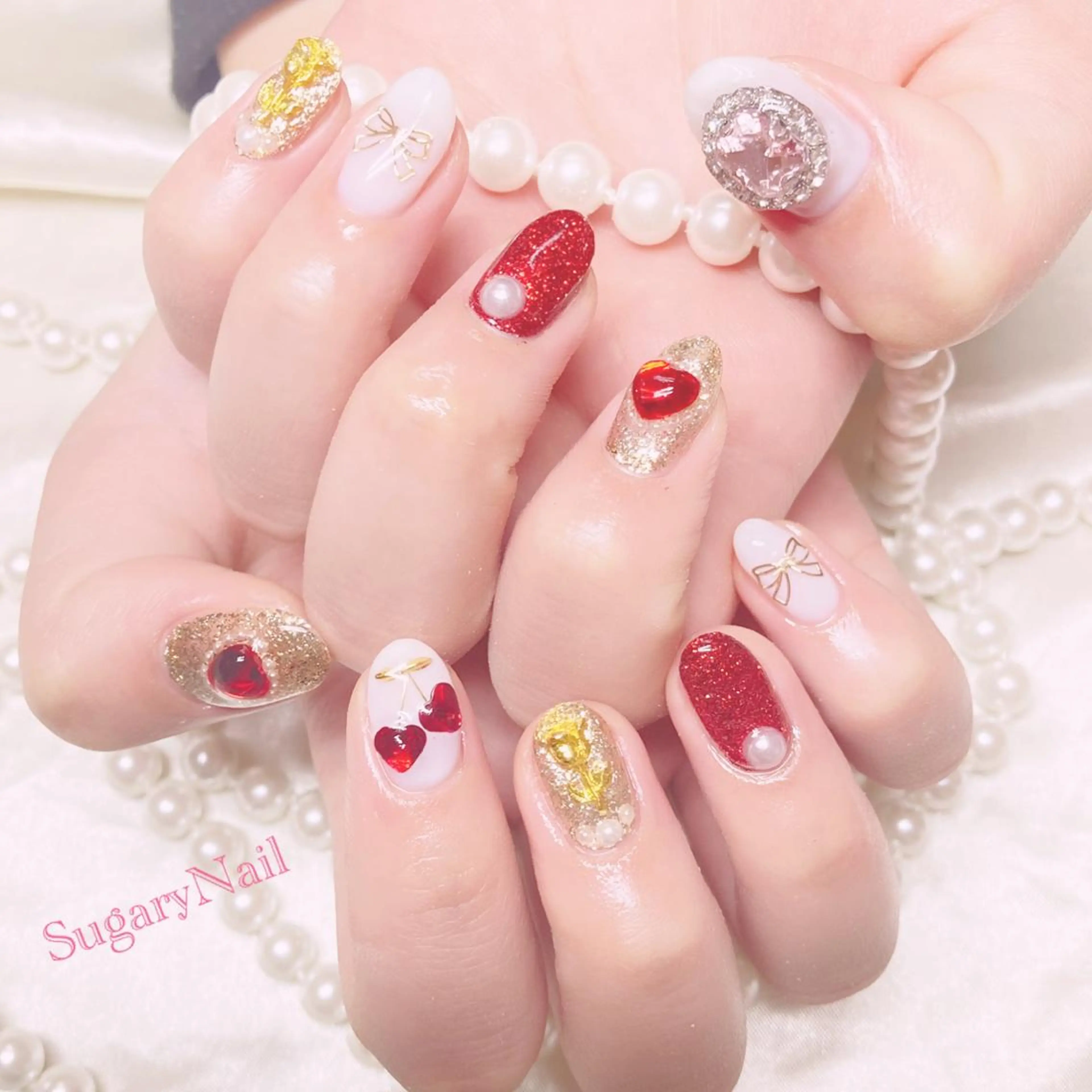 ネイル ハンドネイル フットネイル SugaryNail Rinaのネイルデザイン