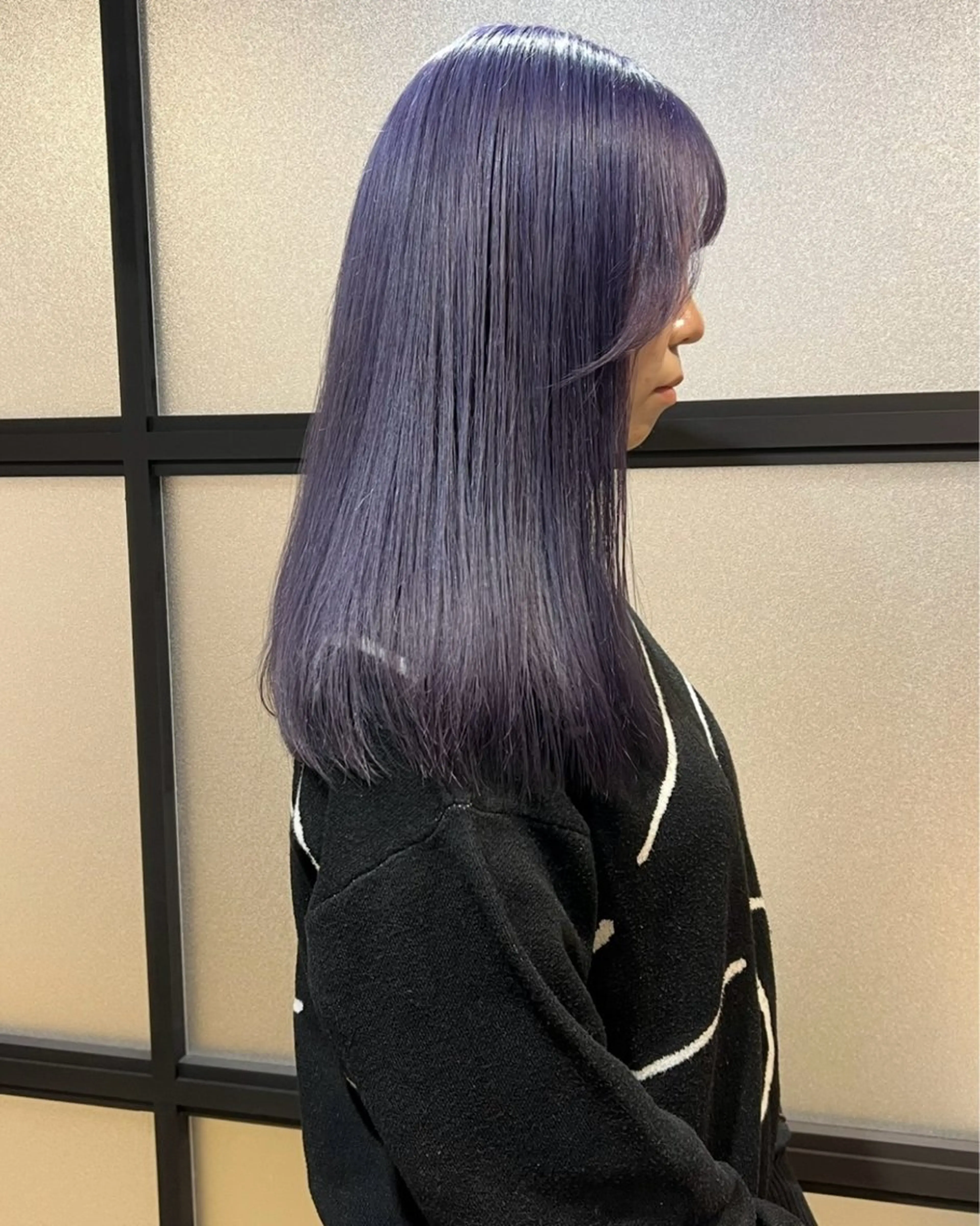 ロング カラー 艶カラー/韓国顔周り 🎀mamiのヘアスタイル