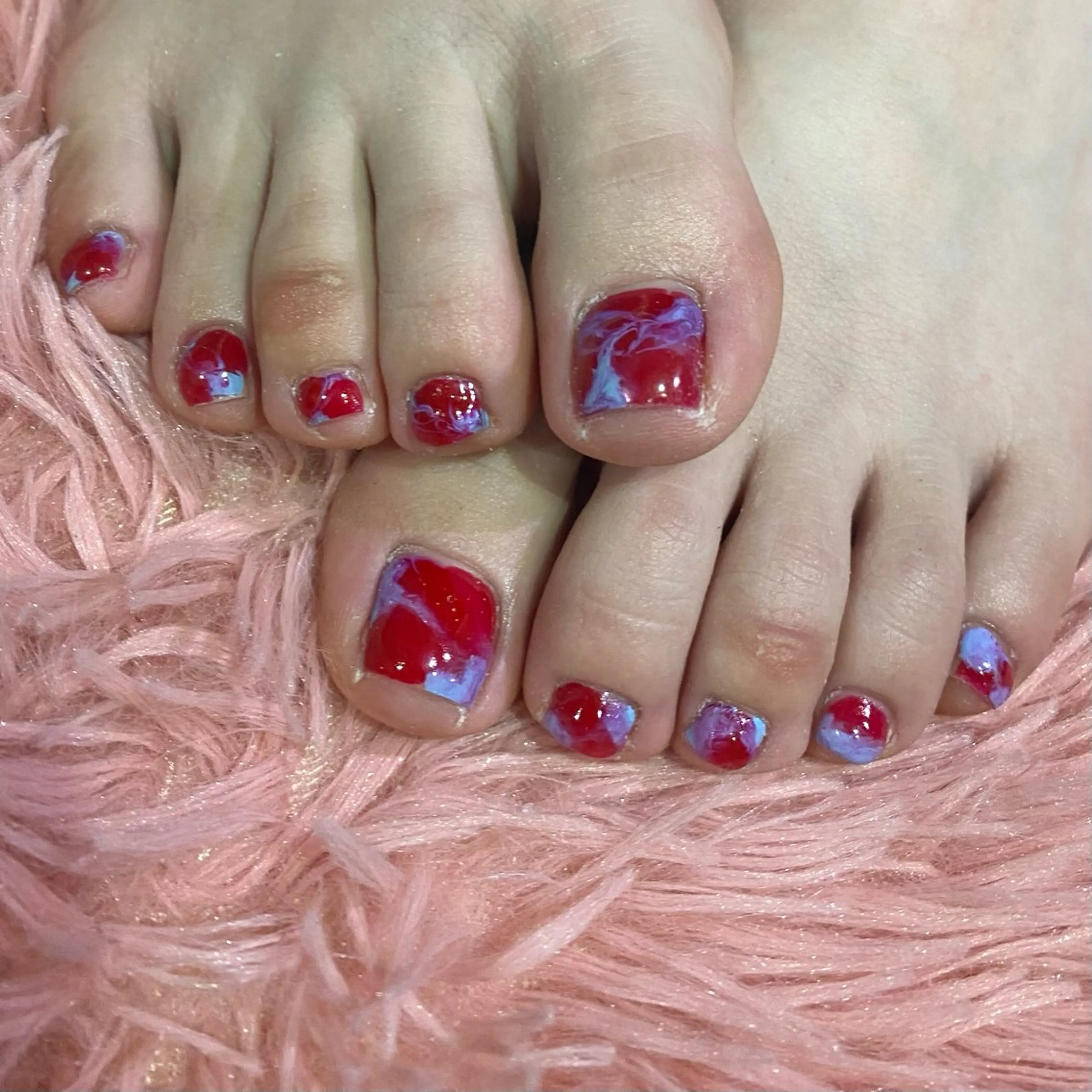 ネイル フットネイル フットネイル ゆびノさき茨木店 ニュアンス/アートのネイルデザイン