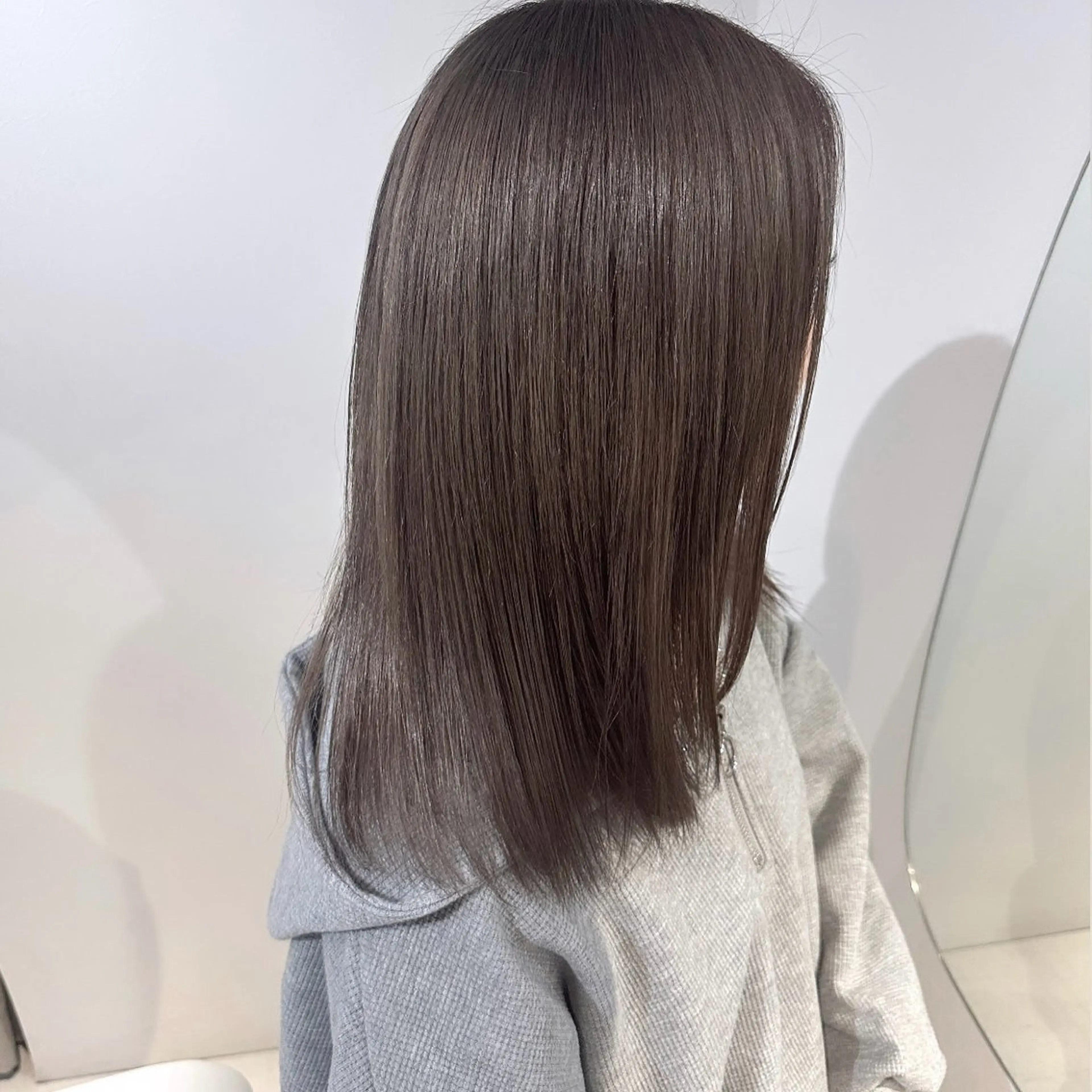 セミロング カラー ヘアカラー トリートメント 本町/新町/心斎橋 透明感カラーSANCのヘアスタイル