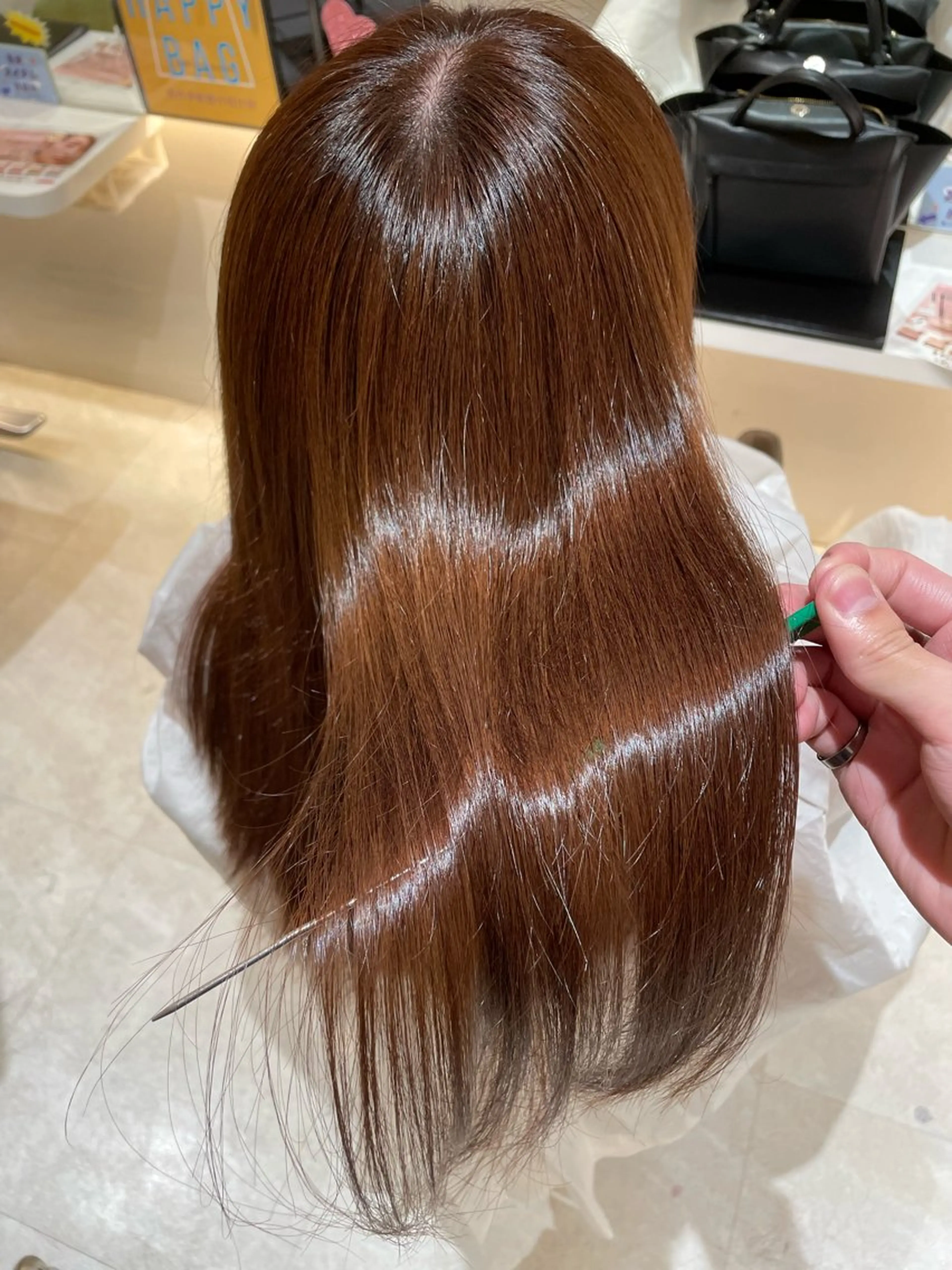 ロング 髪質改善 ヘアメイクWiLL所属・髪質改善・縮毛矯正 濱　泰賀のヘアスタイル