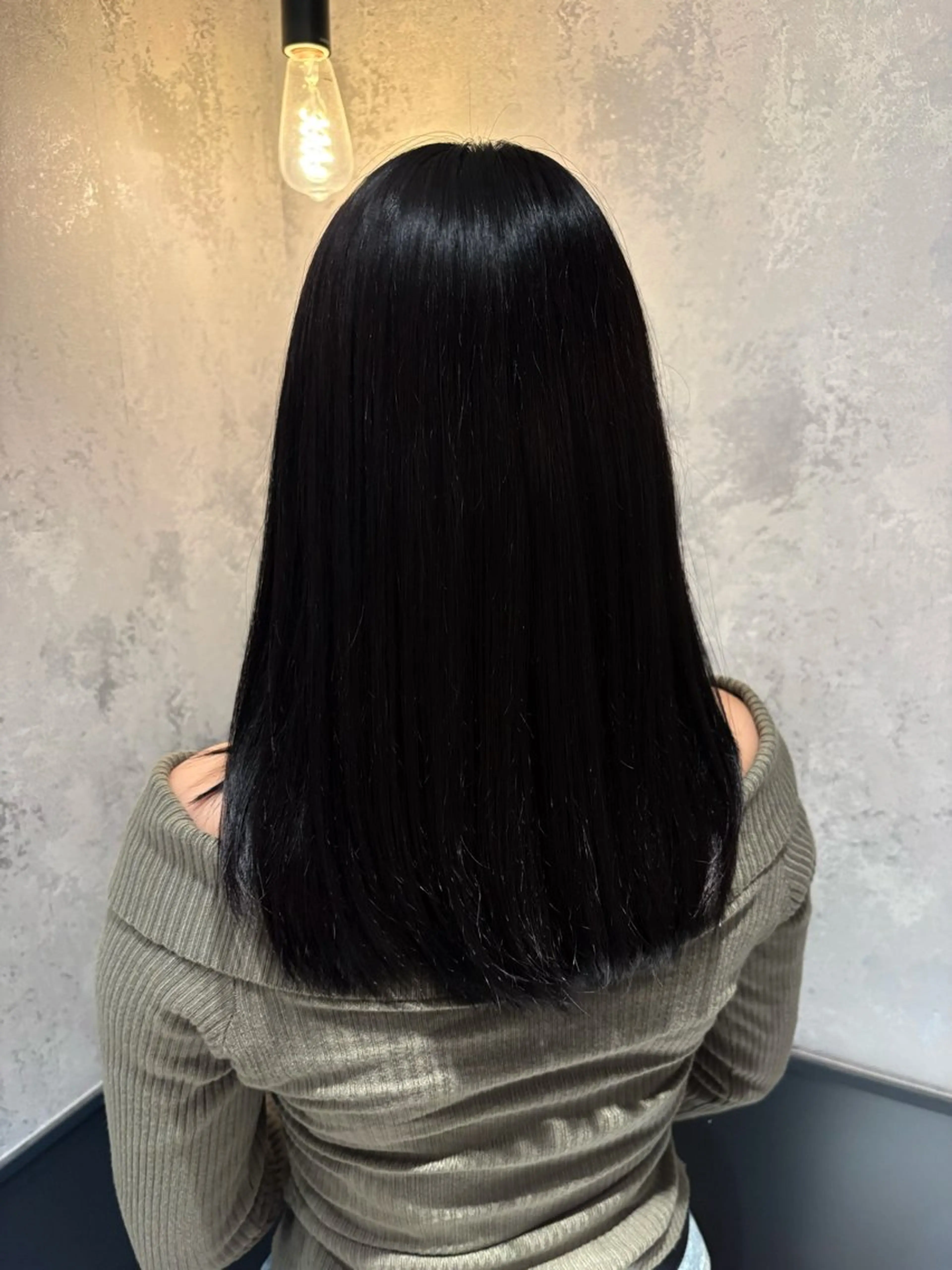 ミディアム ヘアカラー 推し活カラー/暖色 /ブリーチなし/横浜のヘアスタイル