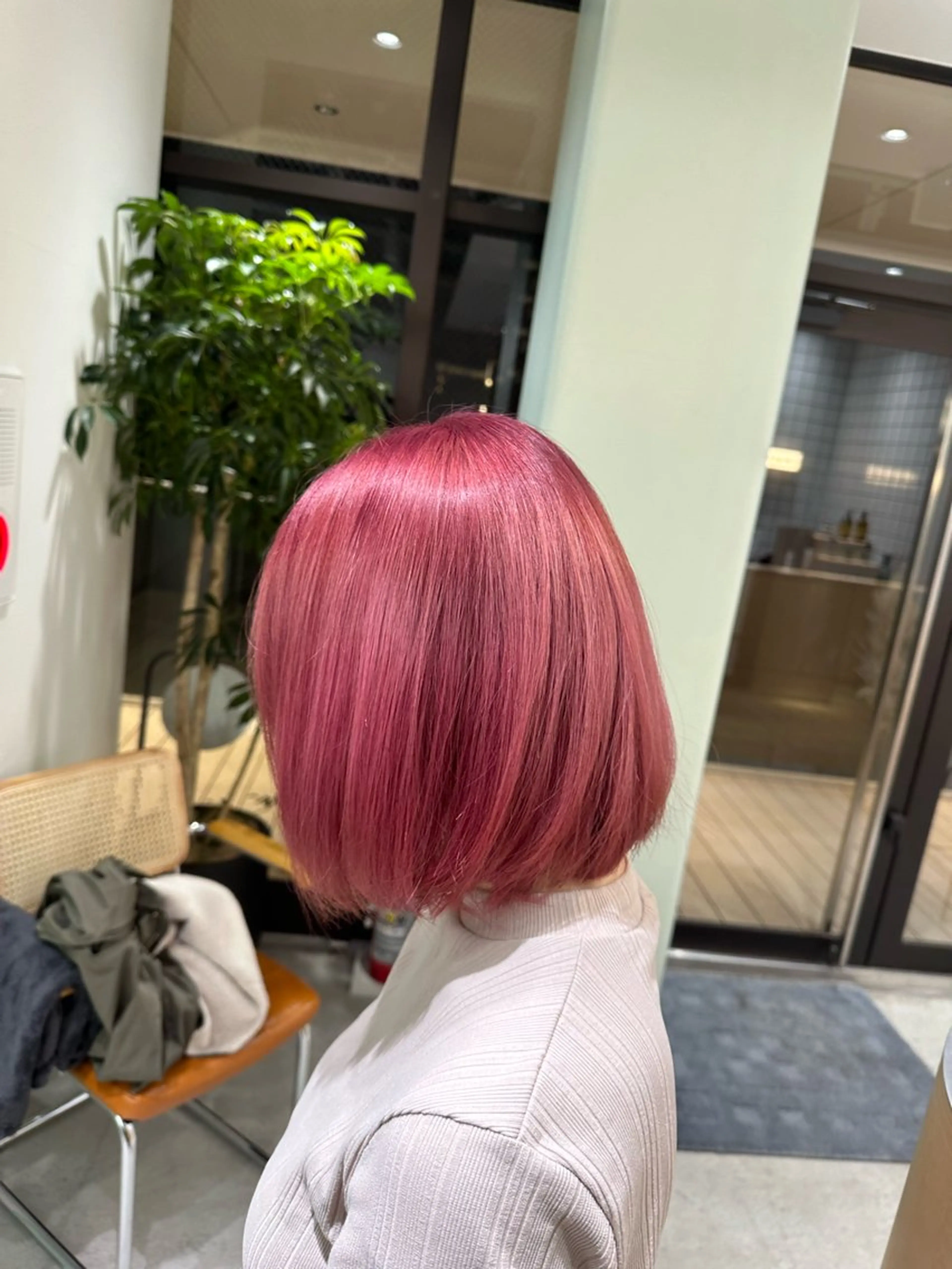 ミディアム ヘアカラー 🍇透明感カラー/ カットひかる🍒のヘアスタイル