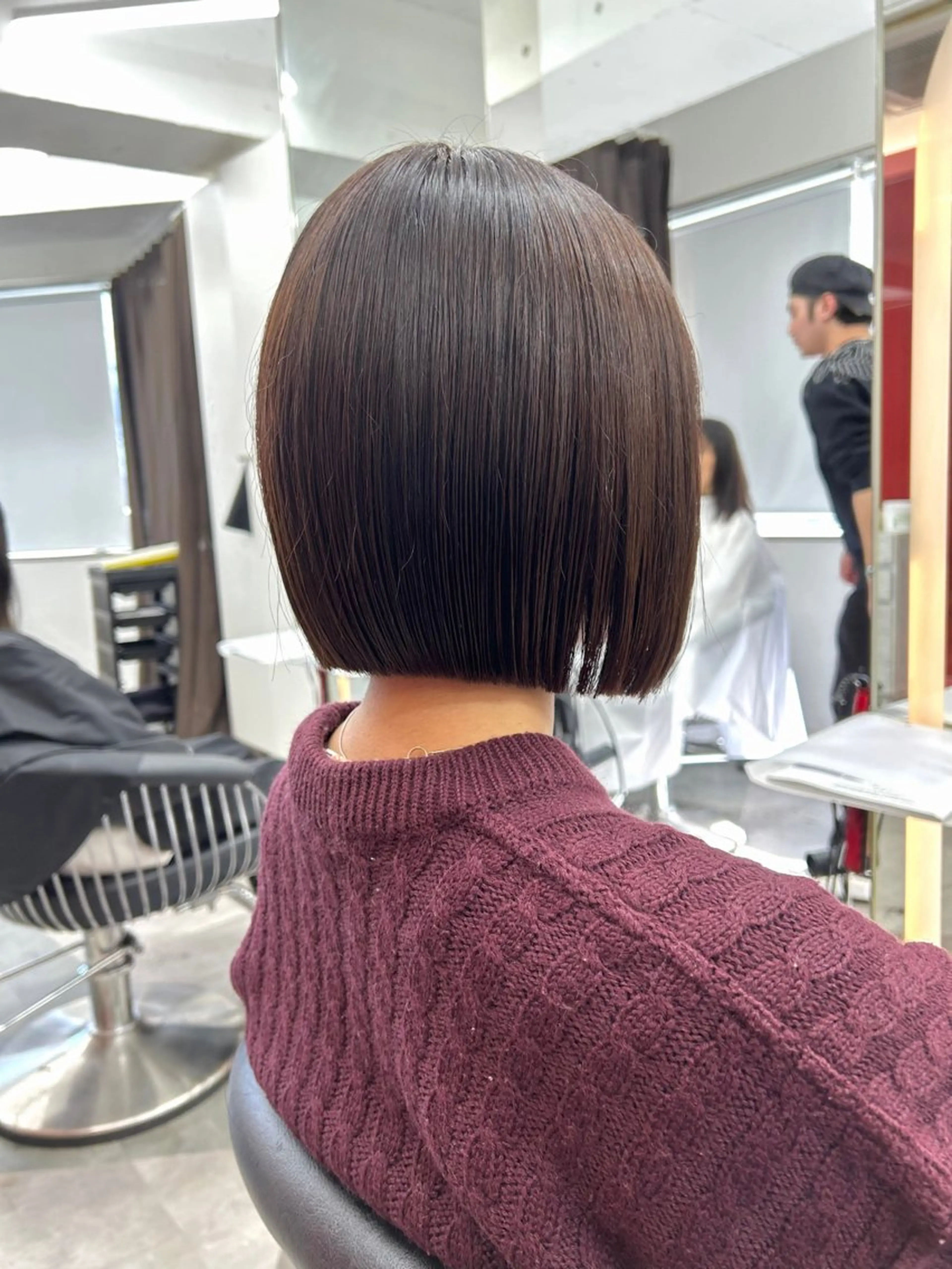 莉乃/縮毛矯正/髪質 改善/艶カラーのヘアスタイル