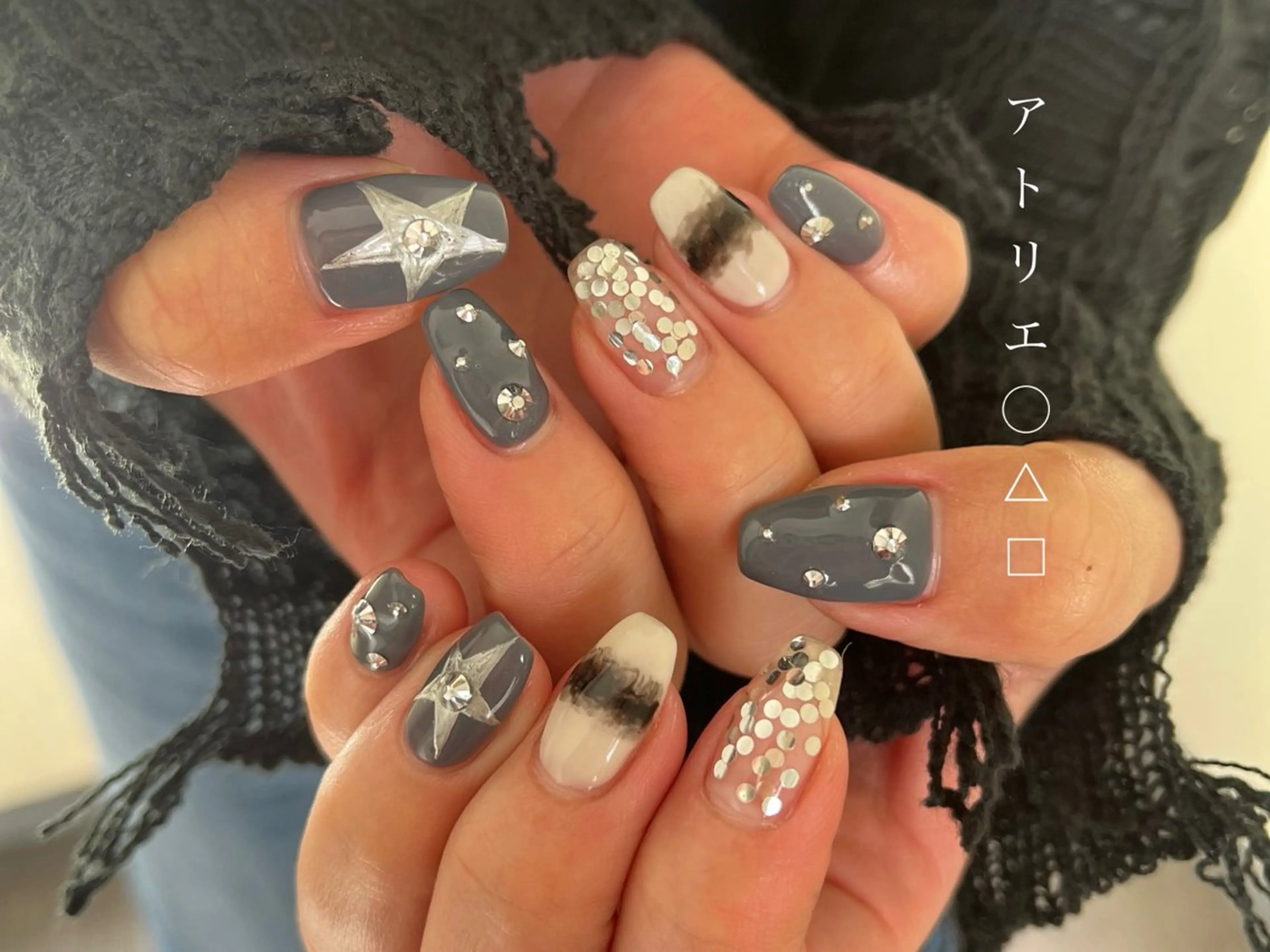 ネイル ハンドネイル アトリエ ○△□のネイルデザイン