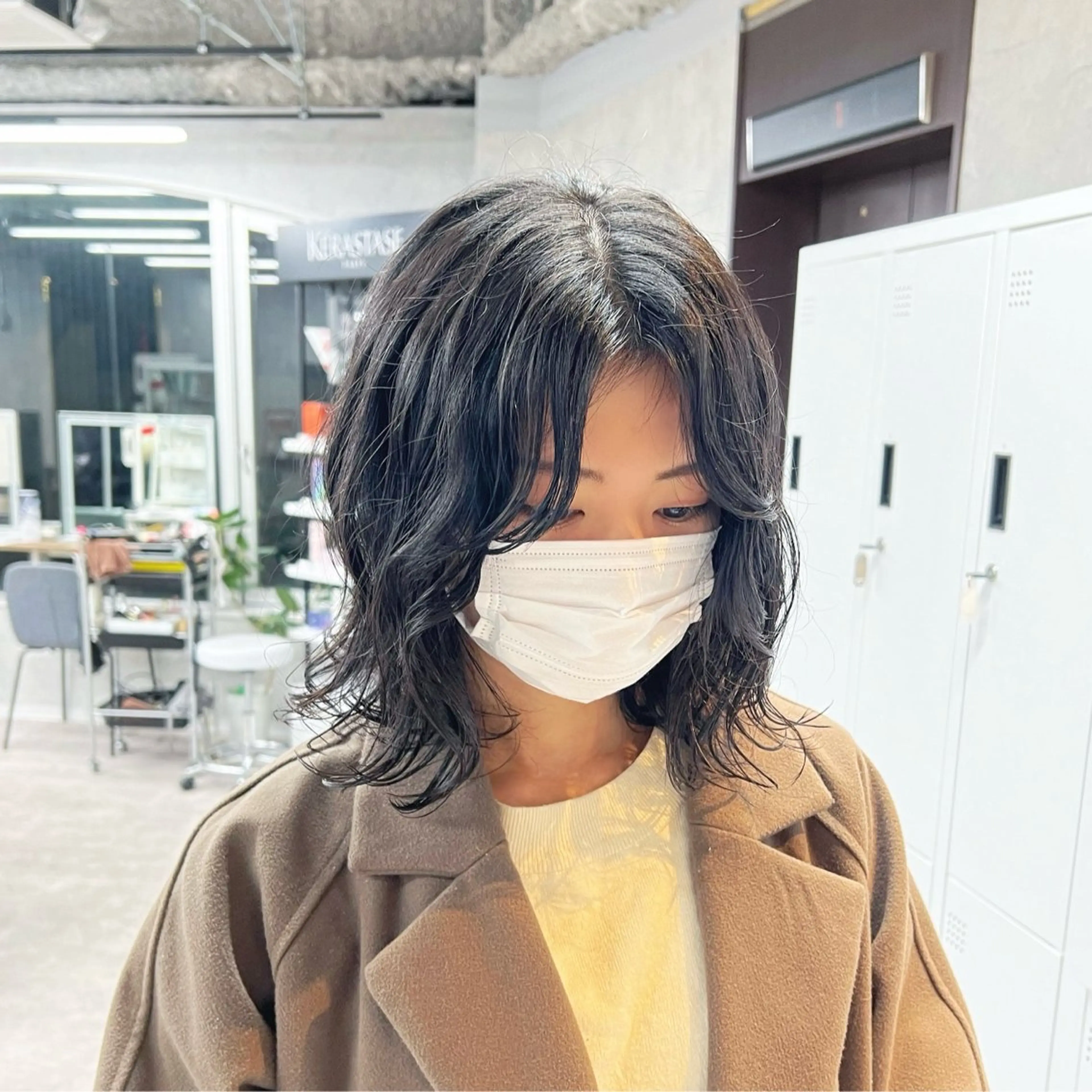 ミディアム パーマ JUNSHIN🦋 ヘアセット／カラーのヘアスタイル