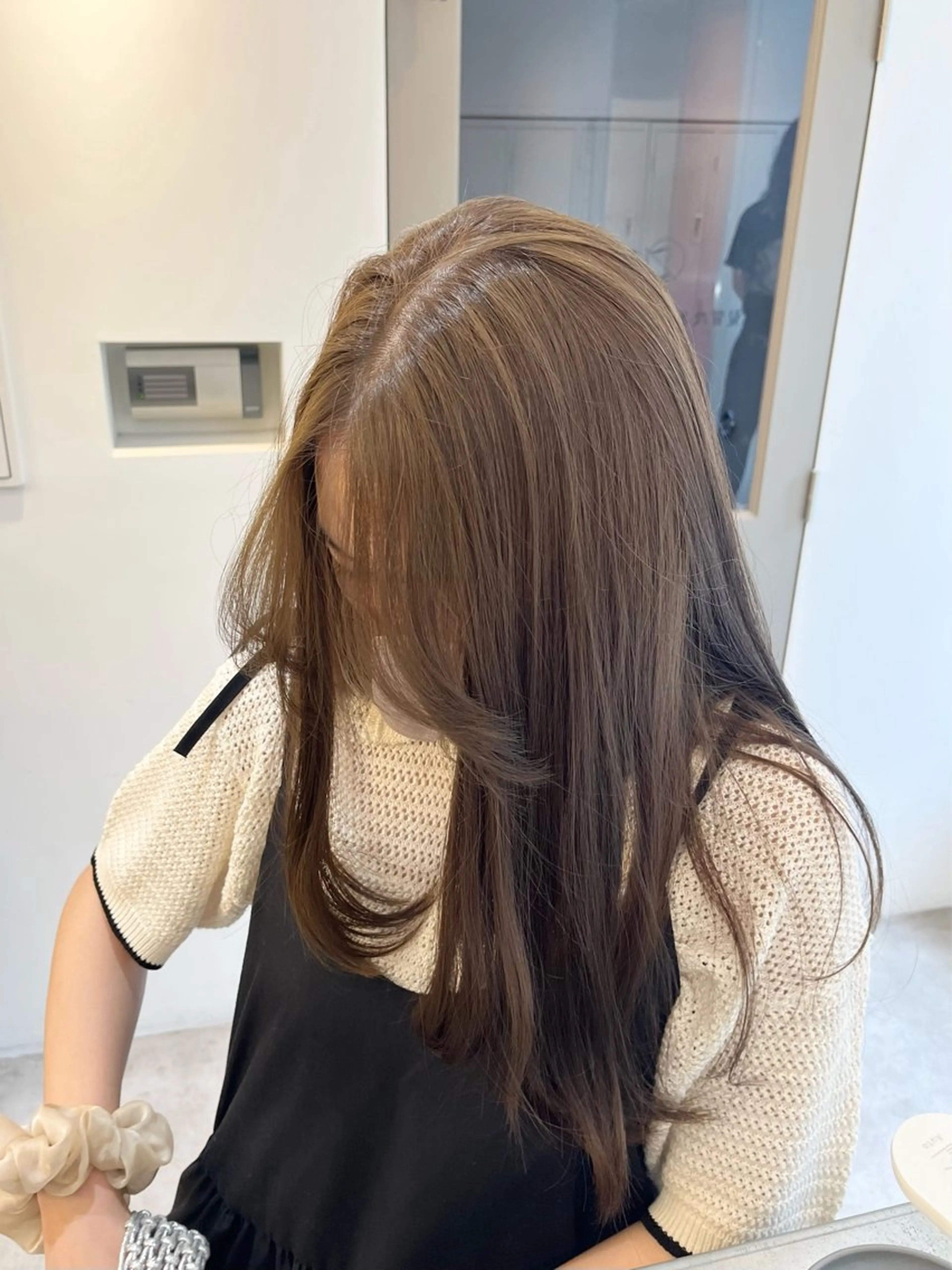 【透明感UP🩵】ブリーチなしWカラー＋3stepTRの写真