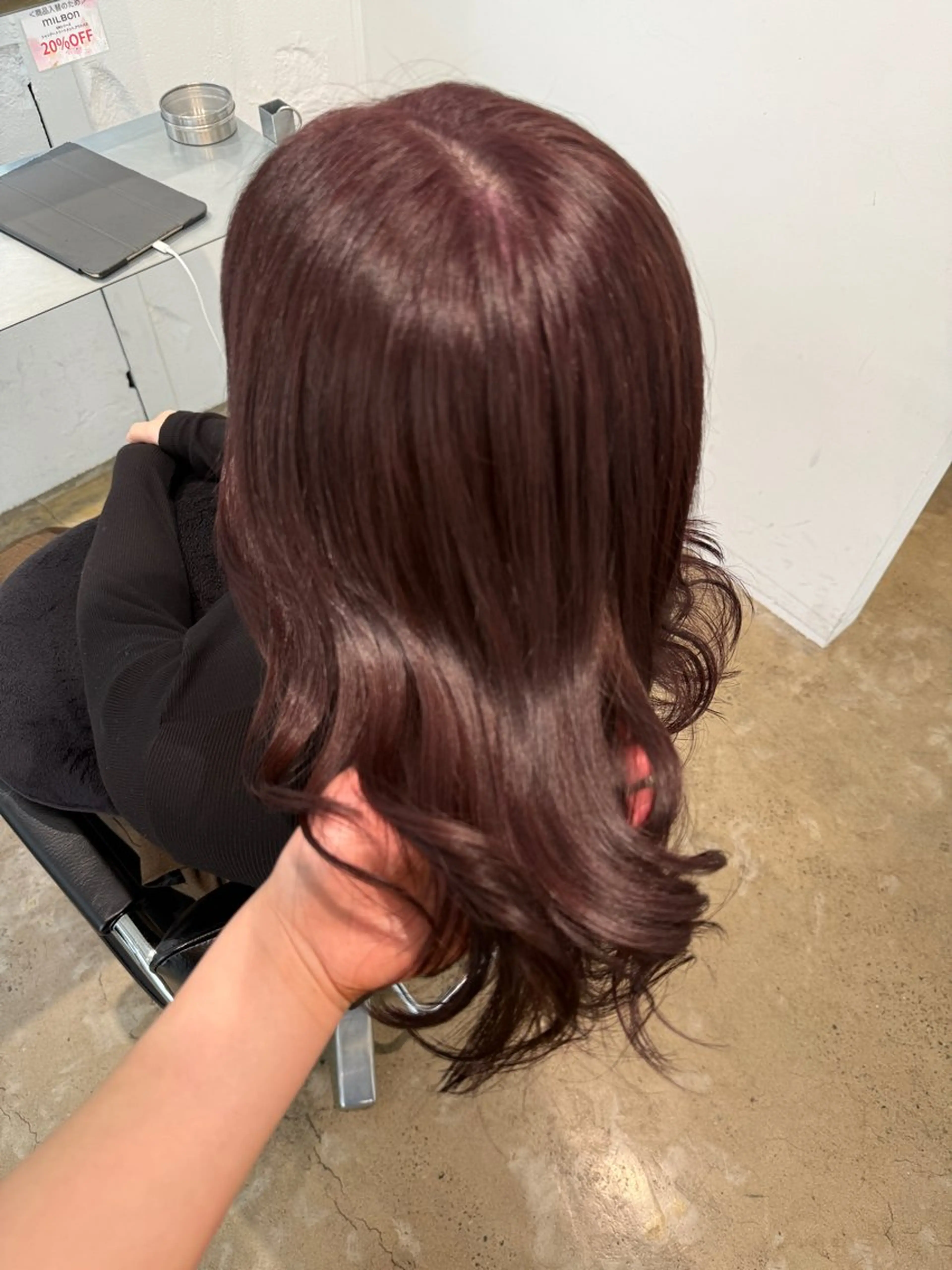 カラー ブラウンカラー ピンクカラー WARES所属・WARES CHIHIROのヘアスタイル