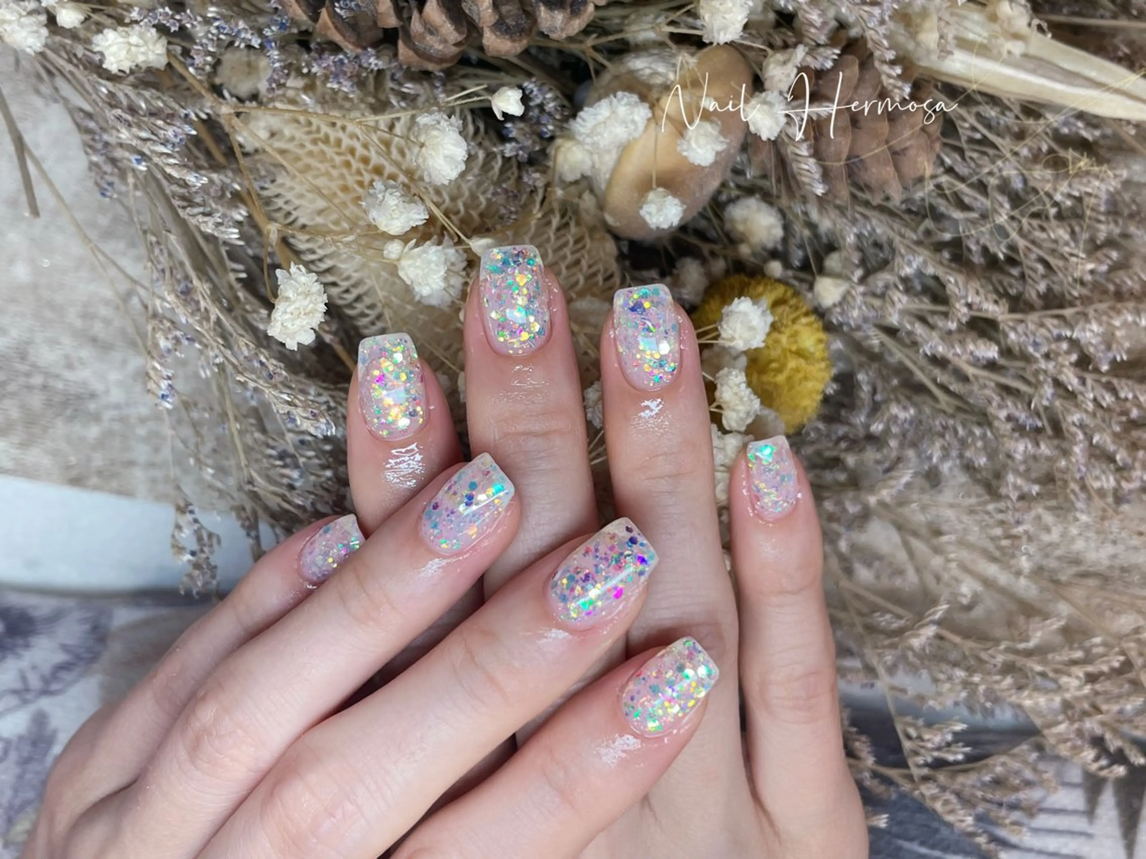 ネイル 長さ出し フラッシュネイル フットネイル ジェルネイル マグネットネイル ハンドネイル ネイル エルモサのネイルデザイン