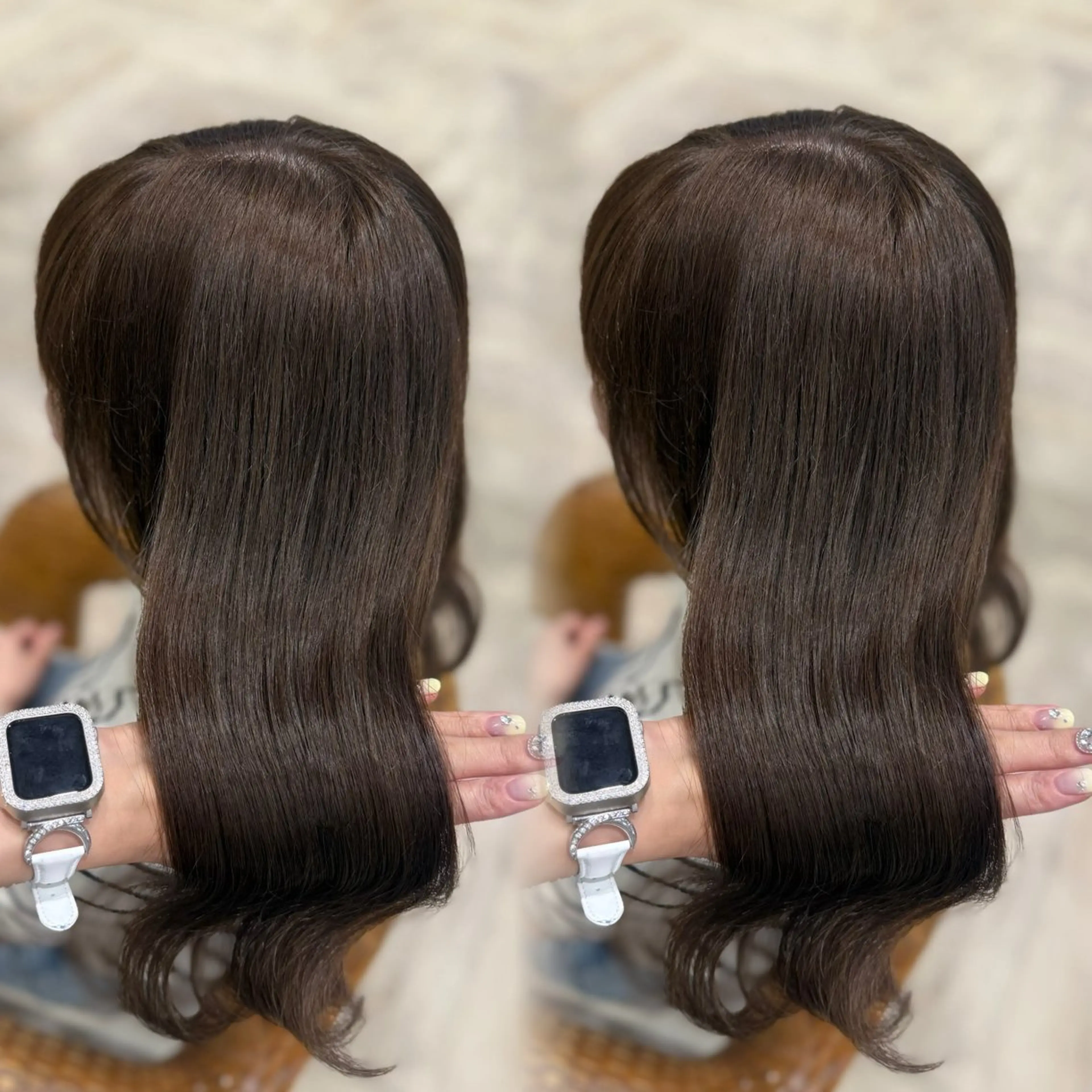 ロング カラー 透明感カラー 似合わせカット ヘアカラー 大久保 凜香のヘアスタイル