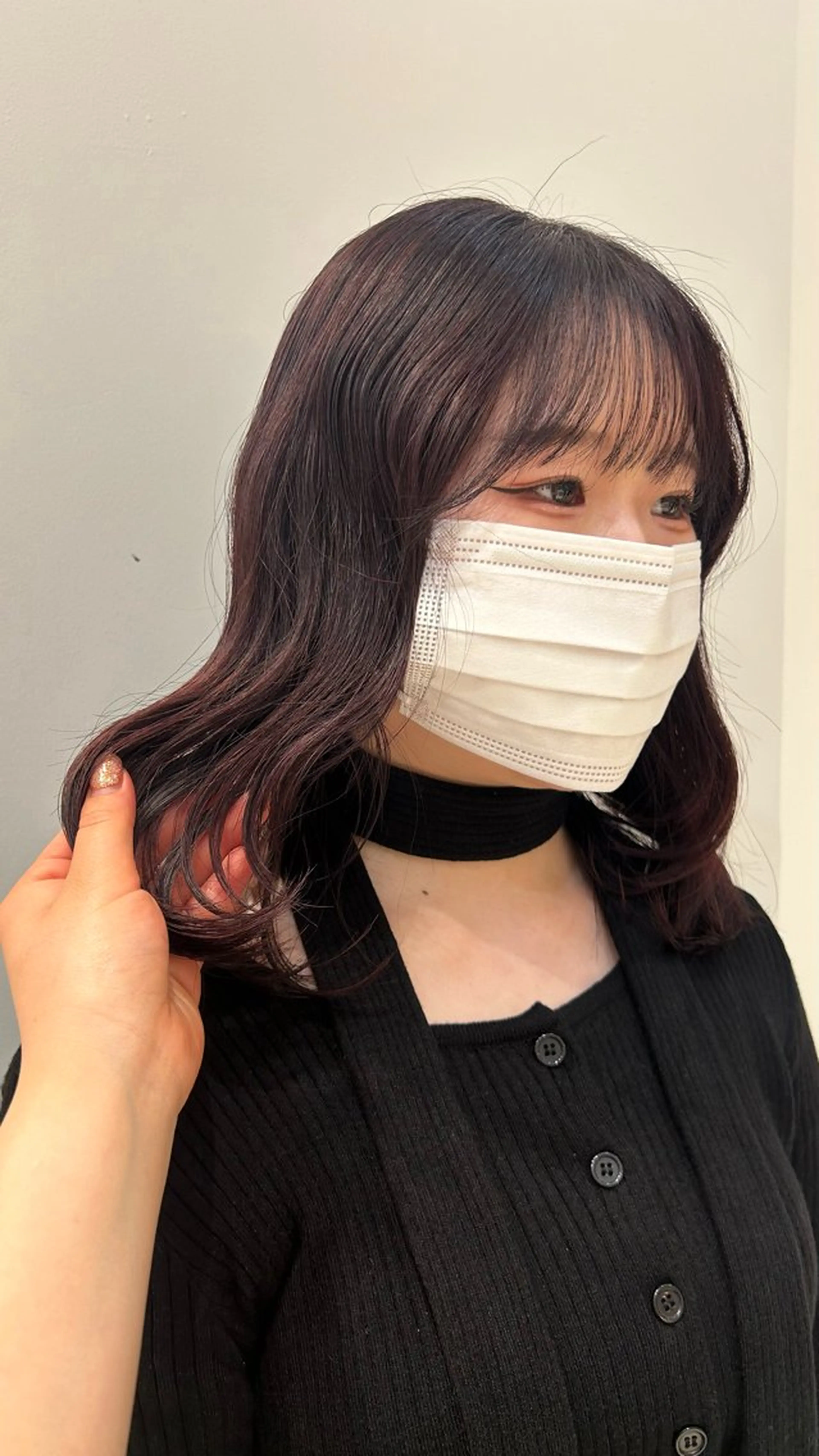 ミディアム カラー ヘアアレンジ ヘアカラー MIKA/ボブ/ レイヤー/メンズのヘアスタイル