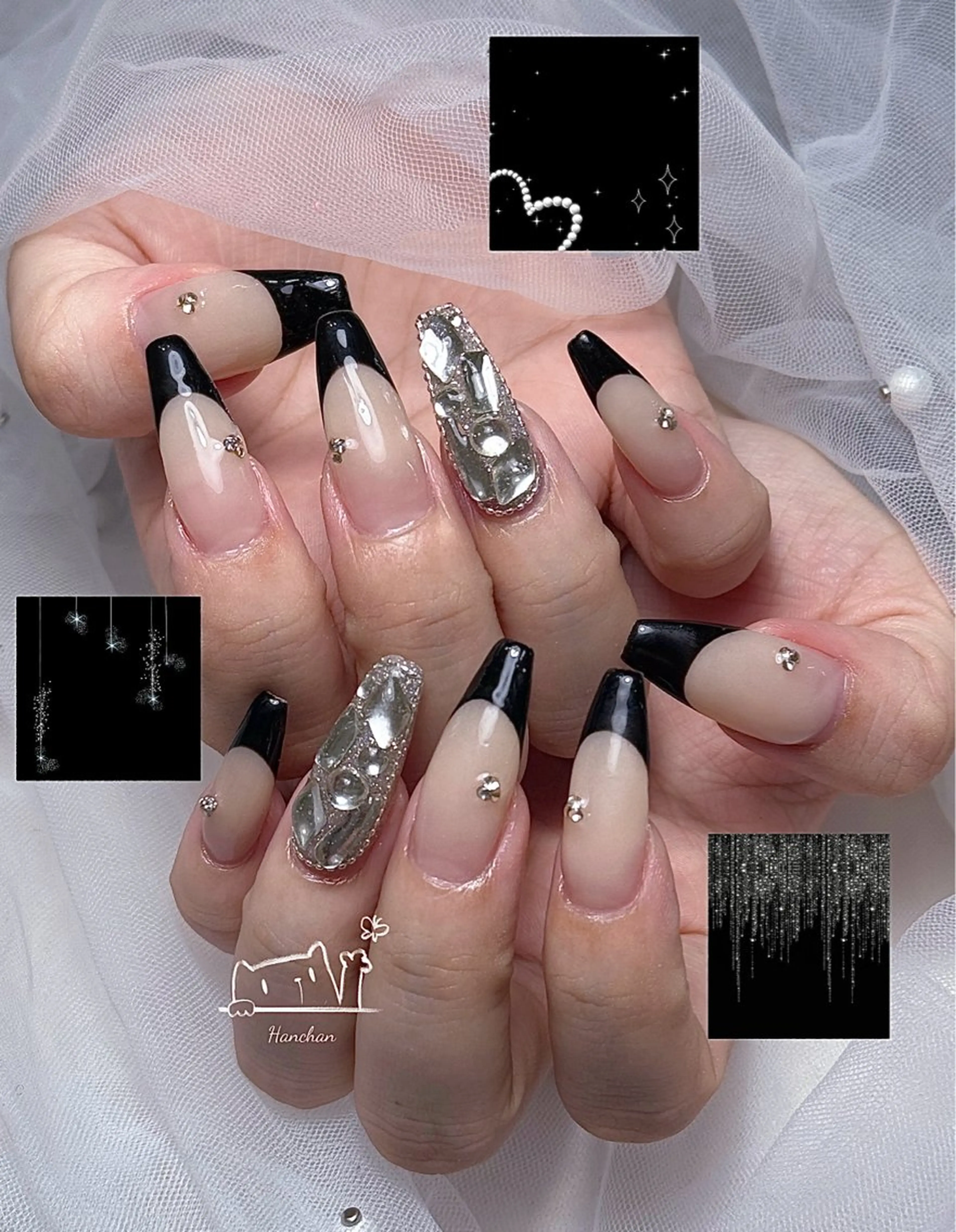 セミロング 韓国風ヘア ハンドネイル Aila Nail ShinOkubo所属・Aila Nail ShinOkuboのネイルデザイン