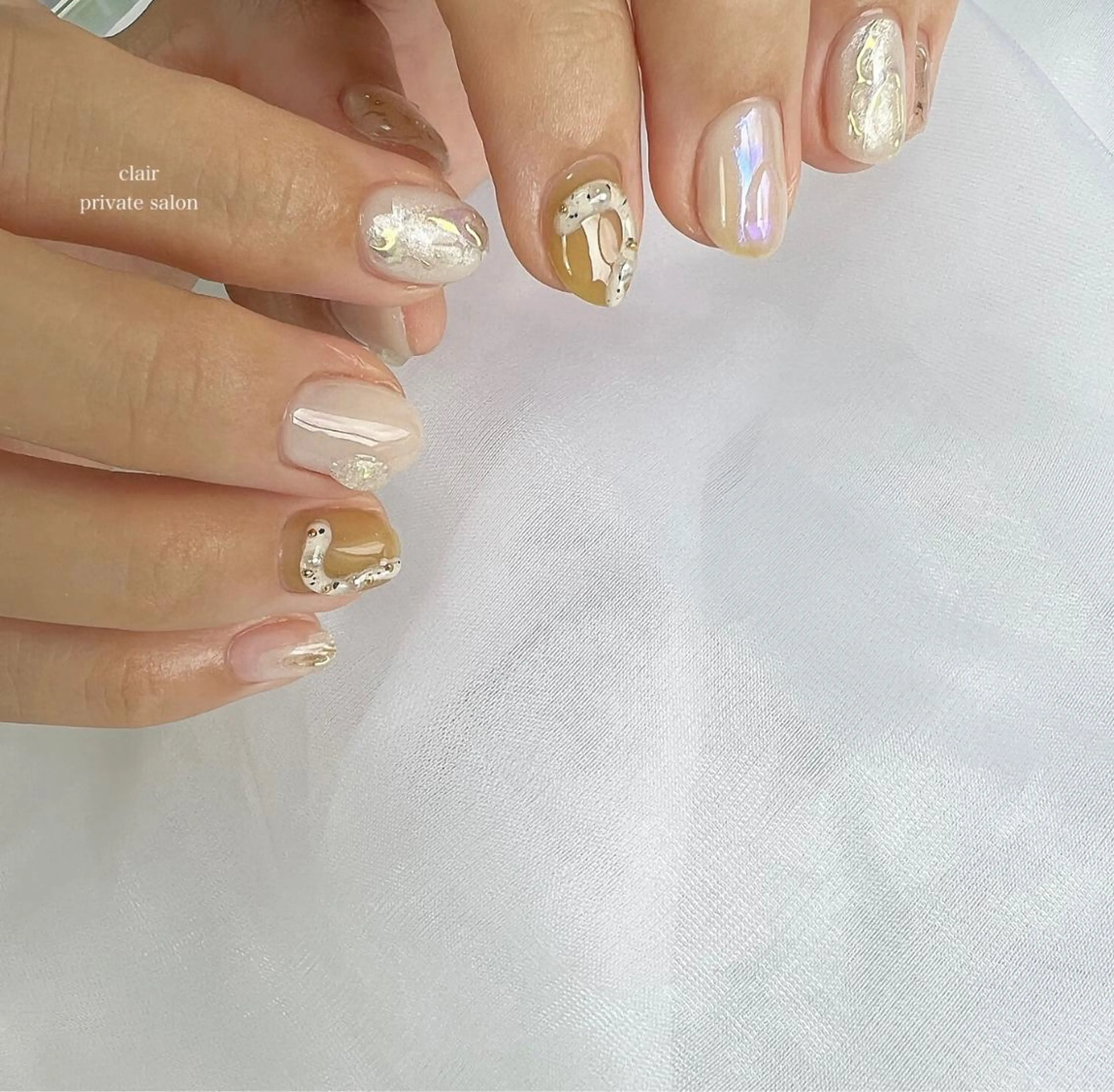 ネイル ハンドネイル ハンドケア nail salon una.のネイルデザイン