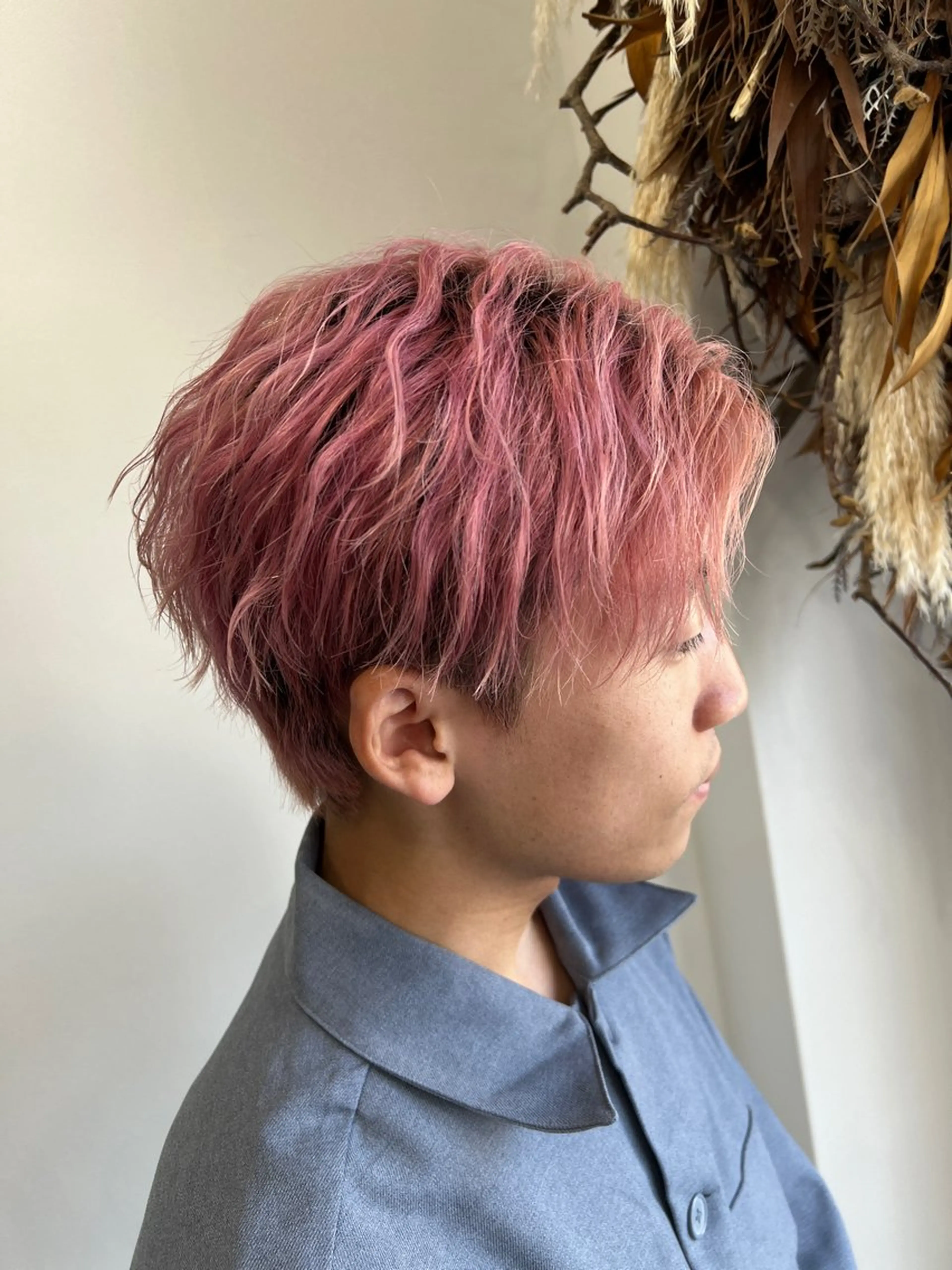 カラー メンズ 川原 元気のヘアスタイル