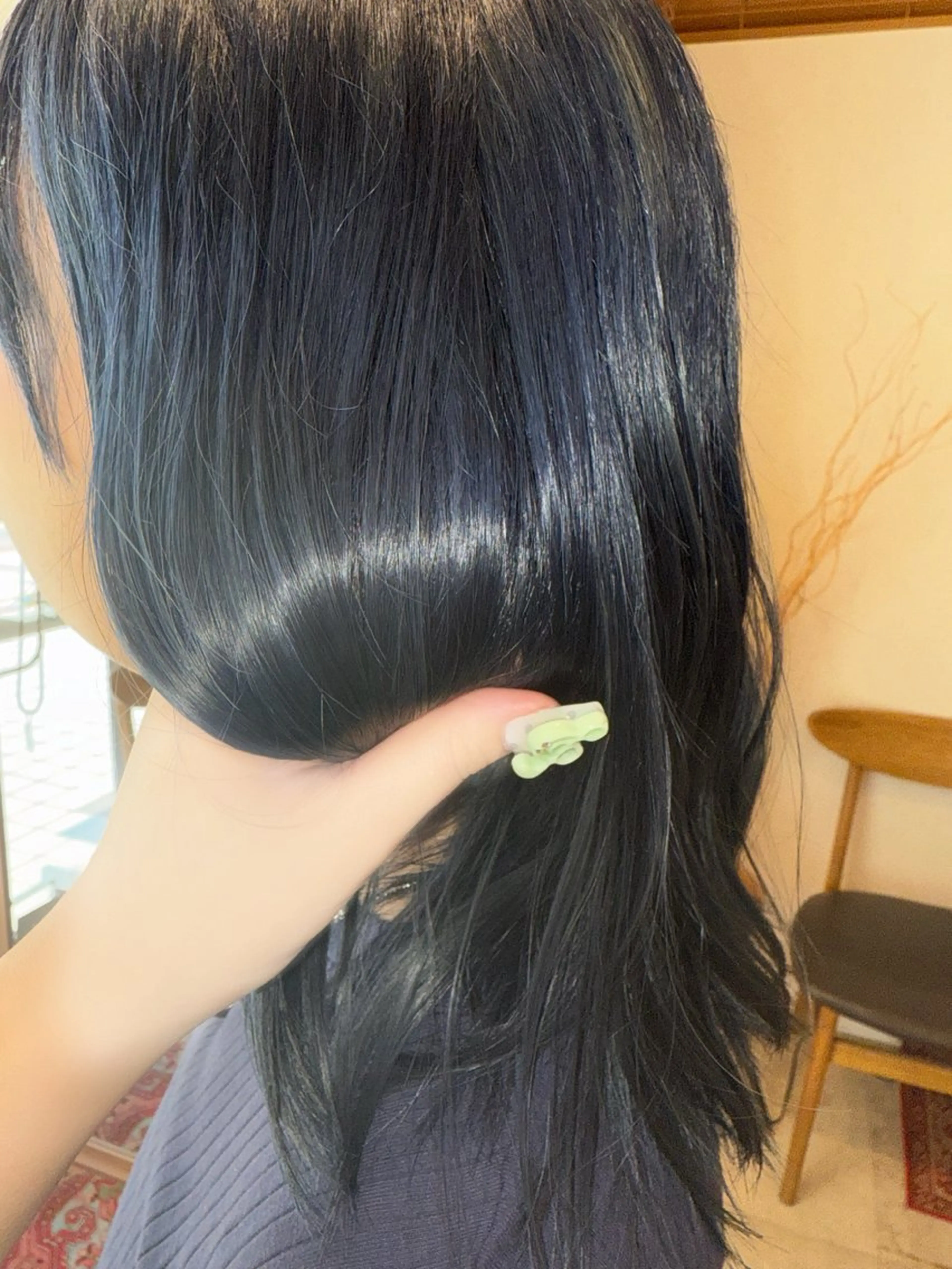 ミディアム カラー ヘアカラー トリートメント レイヤー/艶カラー /yuan⟡.·のヘアスタイル