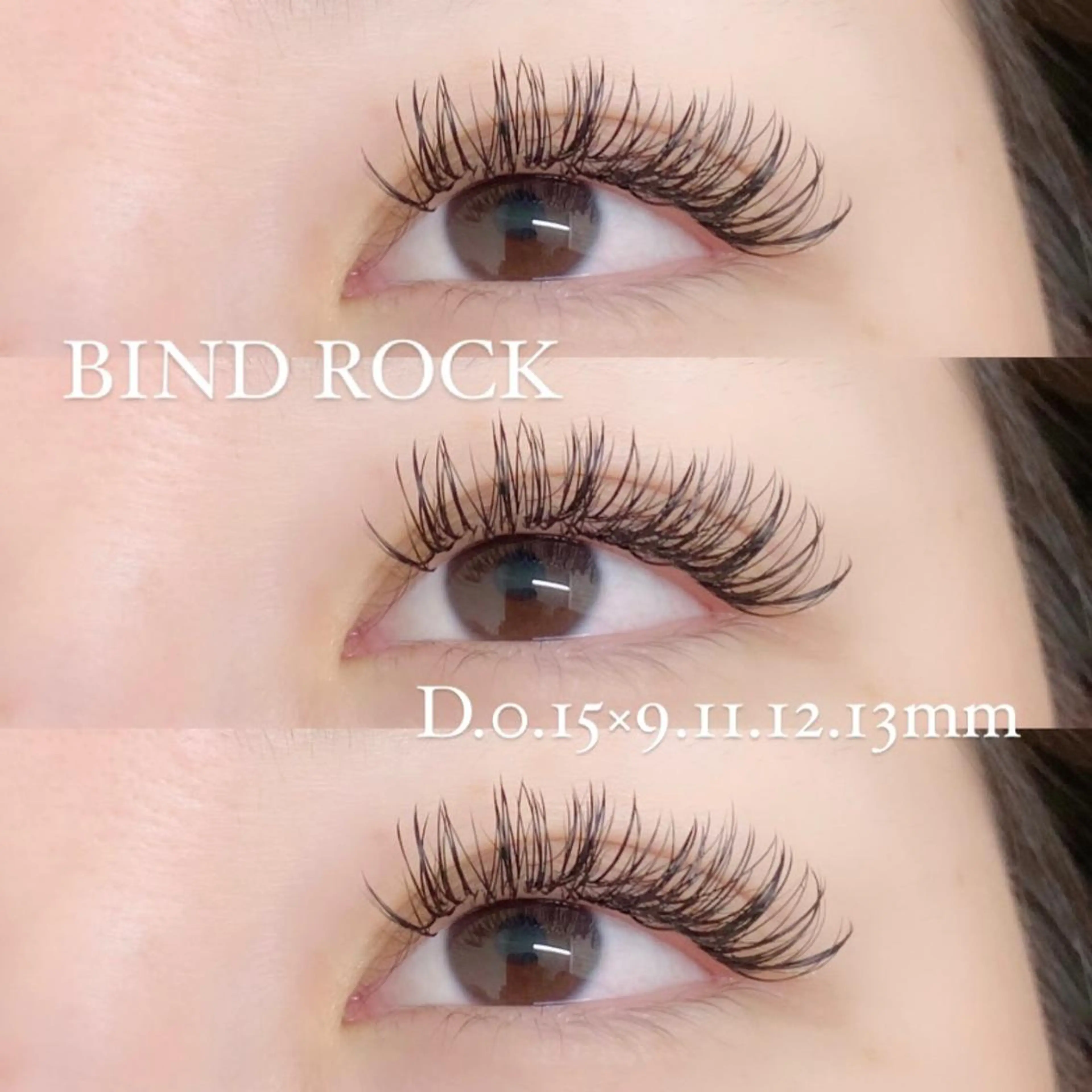 マツエク・マツパ バインドロック フラットラッシュ BAMBI所属・BAMBI 🩷KAWAIのマツエク・マツパデザイン