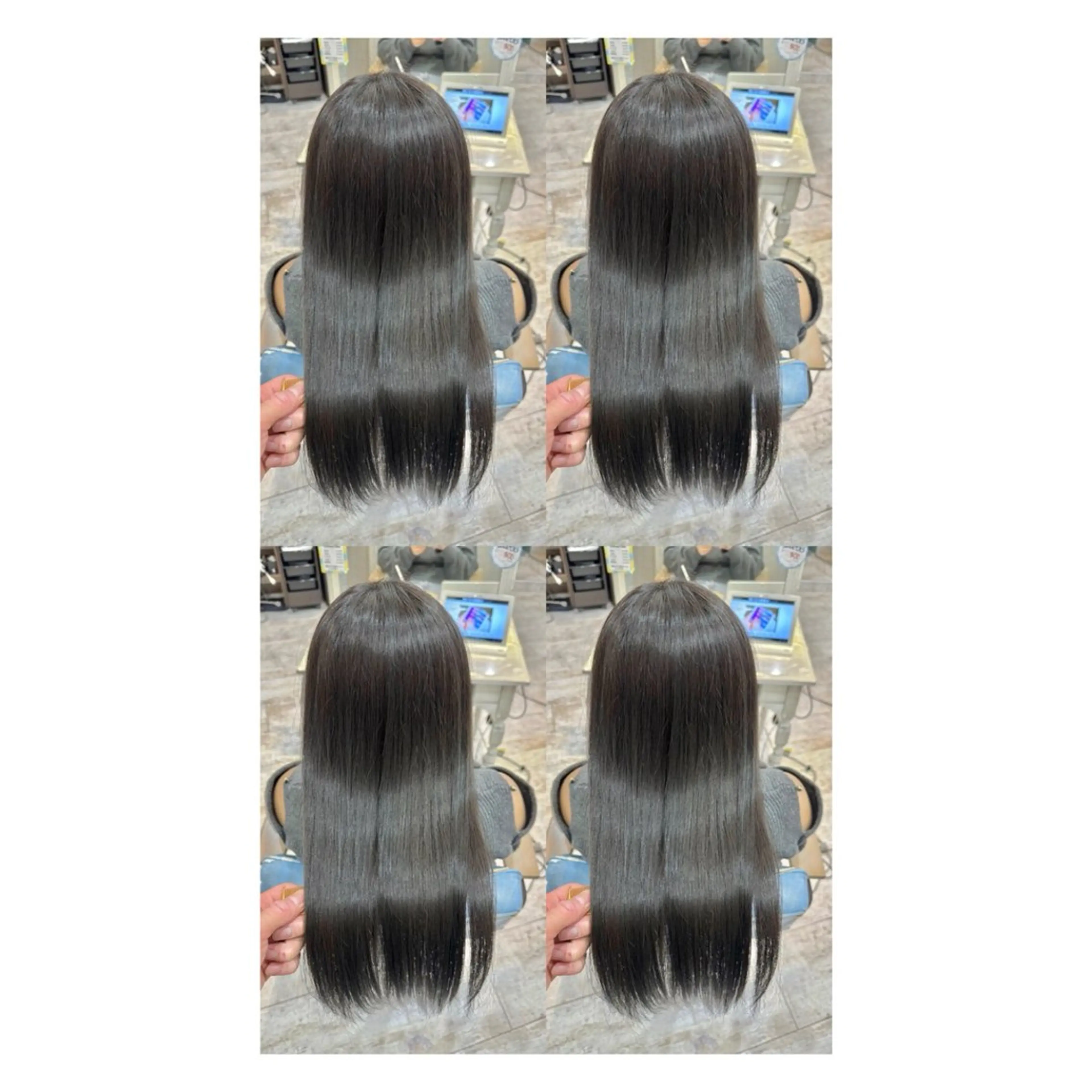 ロング カラー 透明感カラー 髪質改善 縮毛矯正 トリートメント カット 髪質改善/縮毛矯正/ 韓国ヘア/店長敦士のヘアスタイル