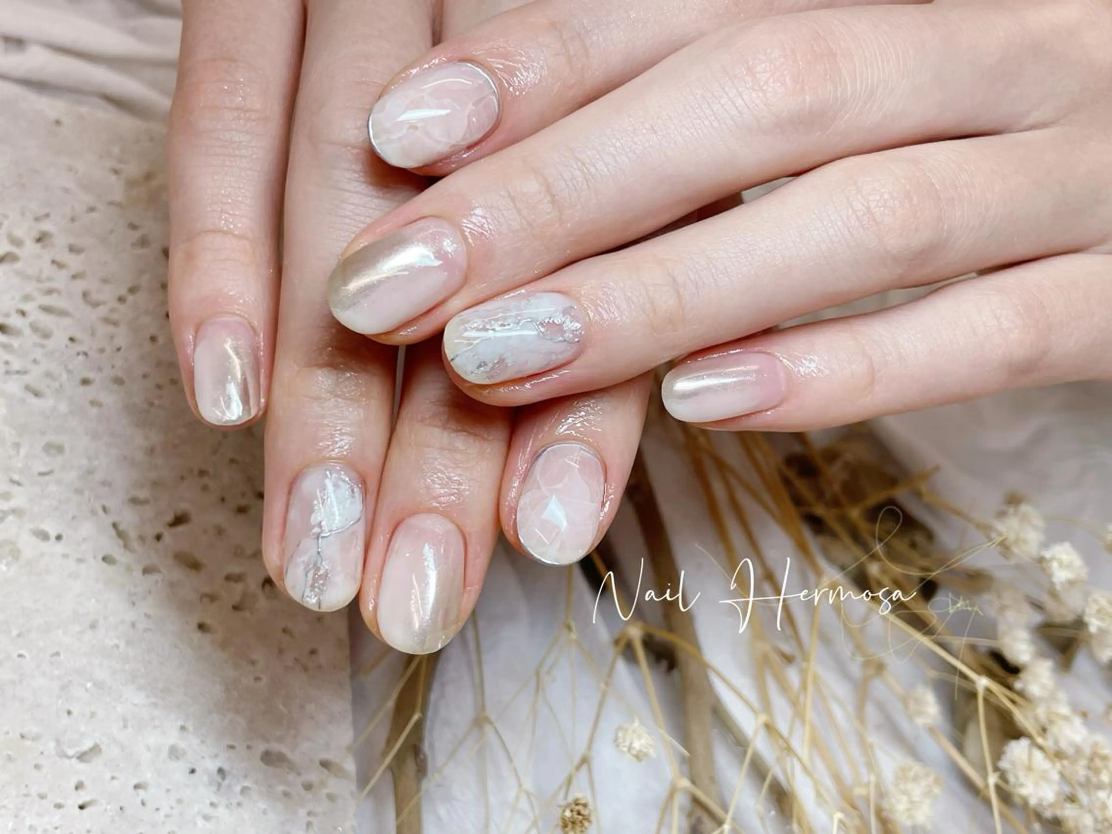 ネイル 桜ネイル 長さ出し フラッシュネイル フラワーネイル フットネイル ハンドネイル ネイル エルモサのネイルデザイン