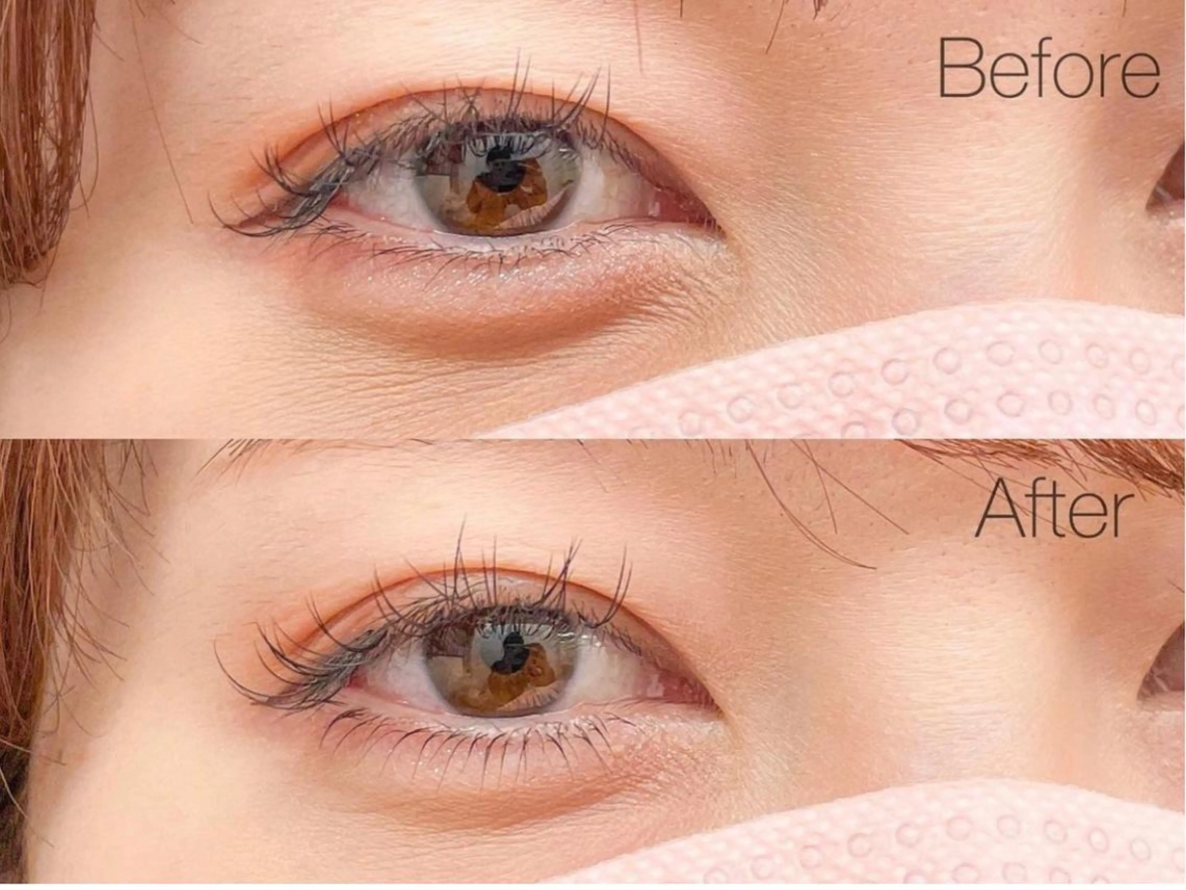 マツエク・マツパ パリジェンヌラッシュリフト 下まつげエクステ 一重×まつ毛パーマ マツパ lovit ラビットのマツエク・マツパデザイン