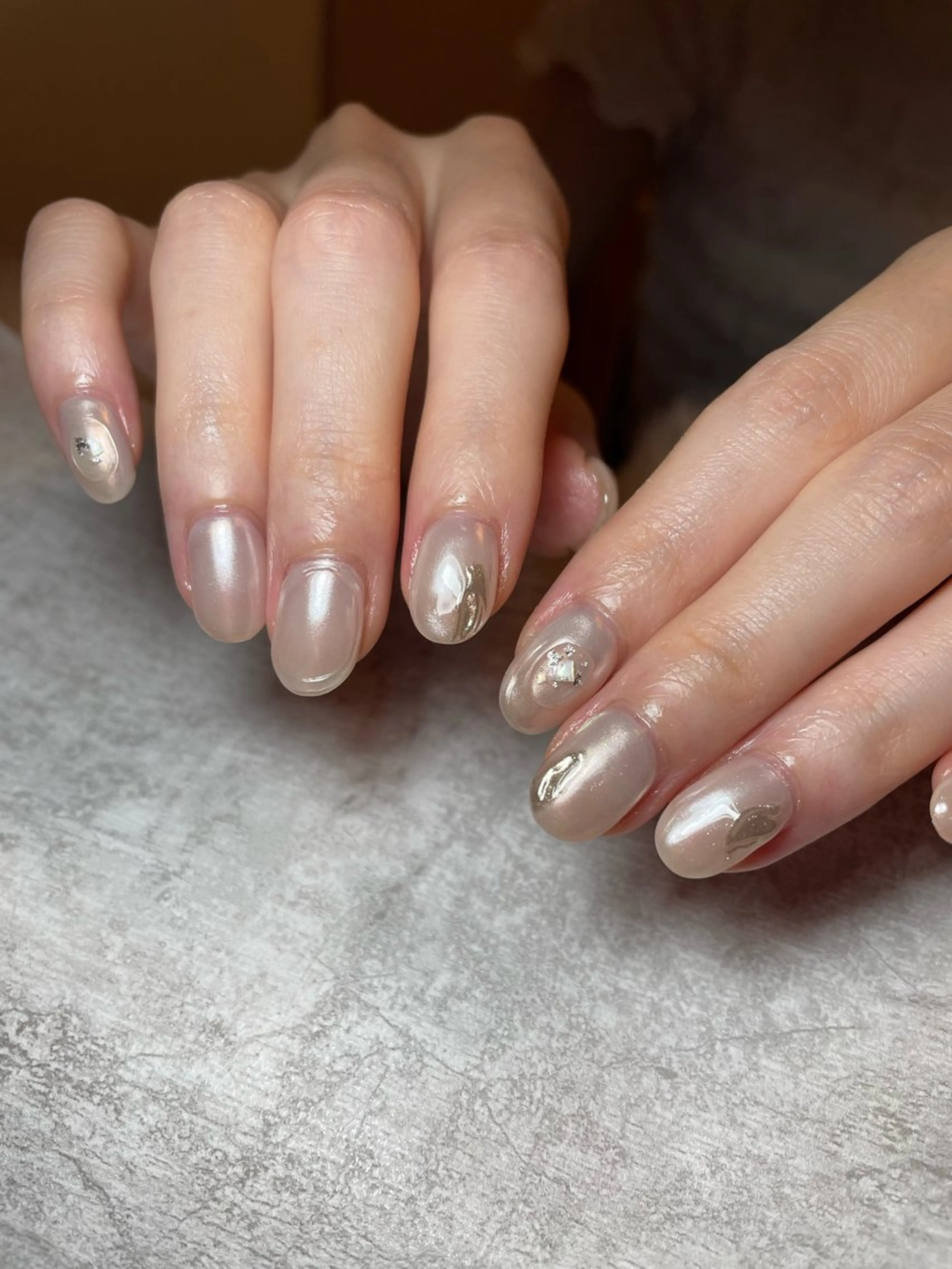 ネイル 持ち込み ニュアンスネイル シンプルネイル ホワイト BEAUTY GARDEN 【nail salon unseul】所属・nana .のネイルデザイン