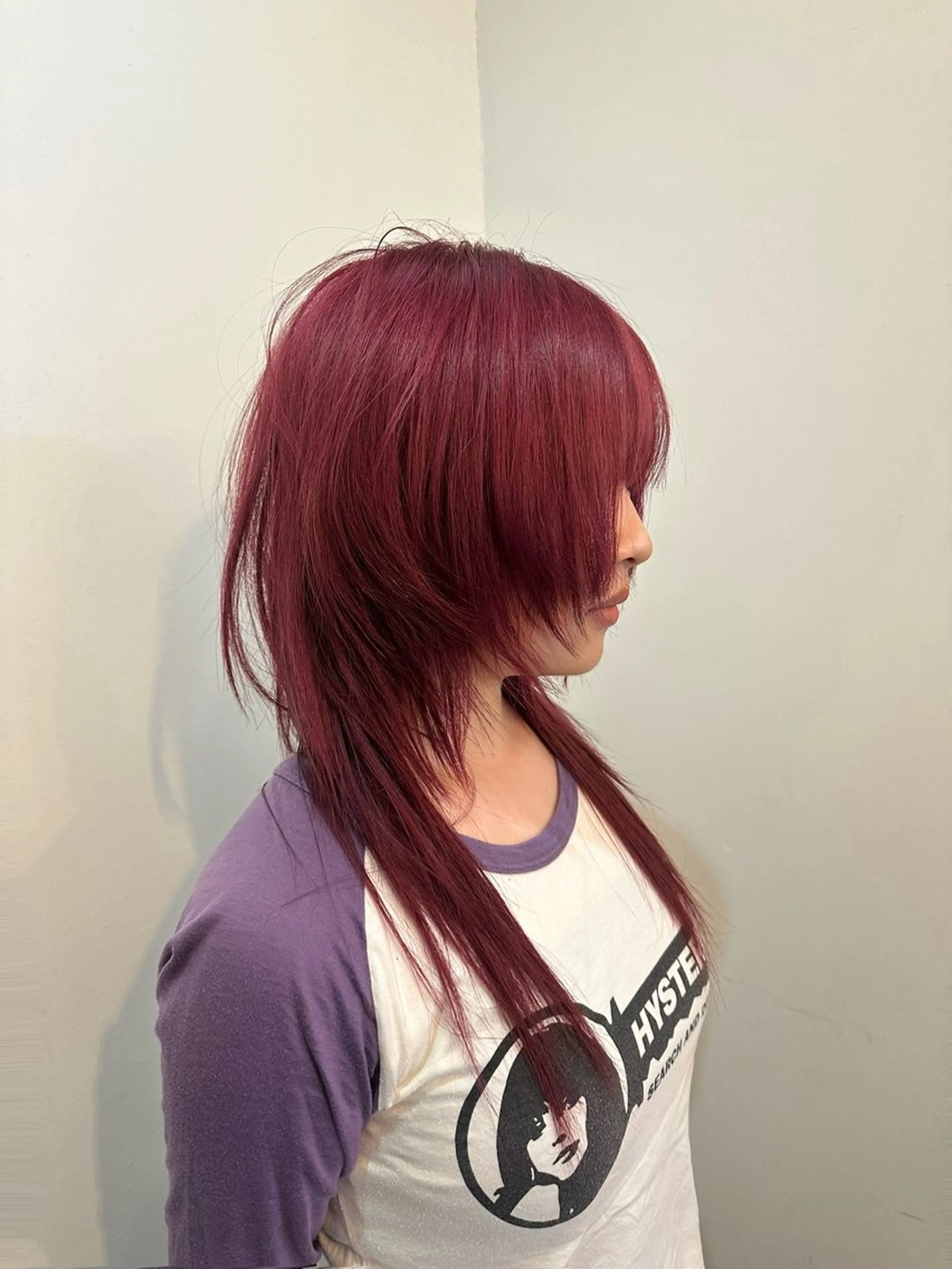 🍄カット+ケア剤+ケアブリーチリタッチ+全頭カラー+【無料】ヘアマスクの写真