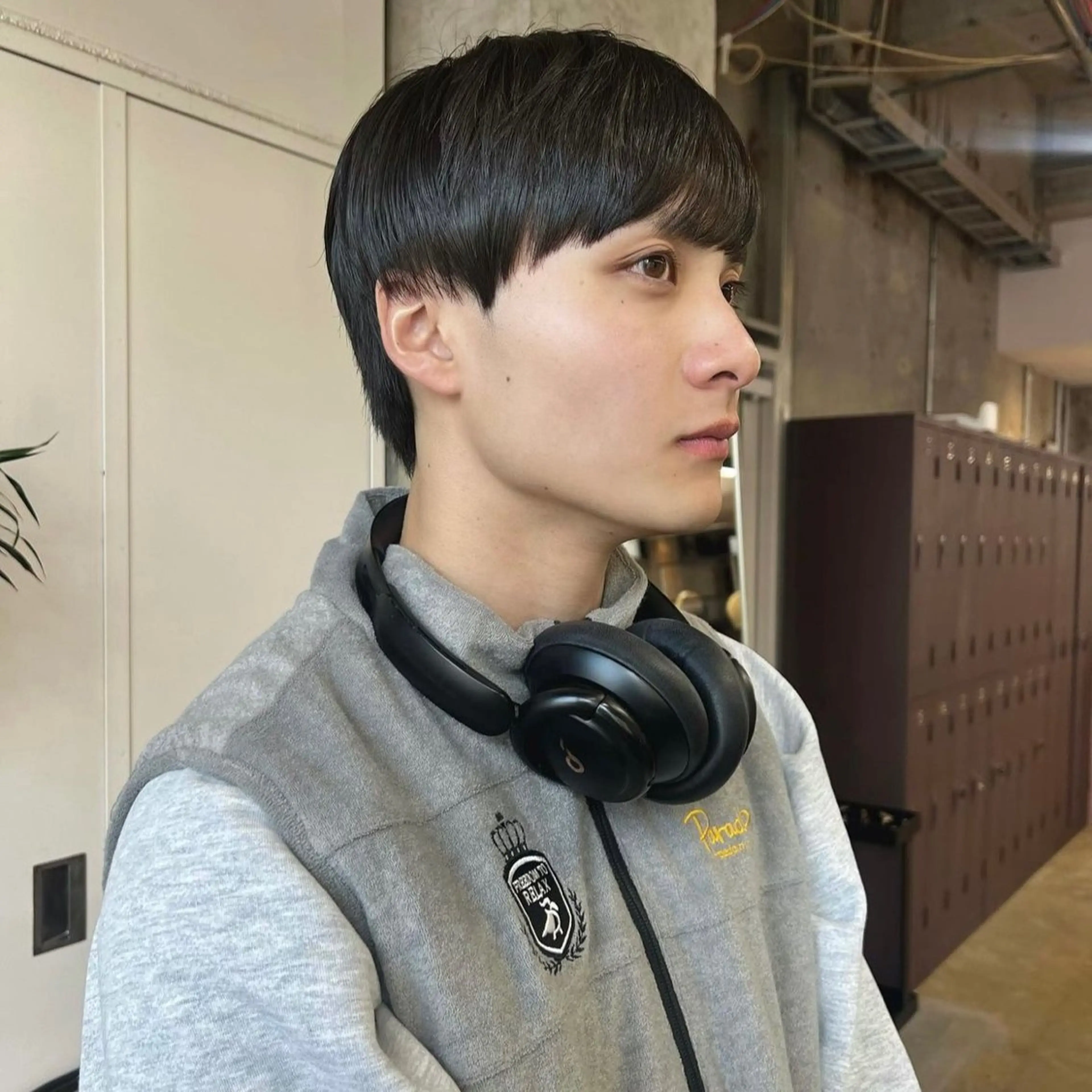 メンズ マッシュ カット 韓国ヘア /男女❄️ 細江 美紅のヘアスタイル