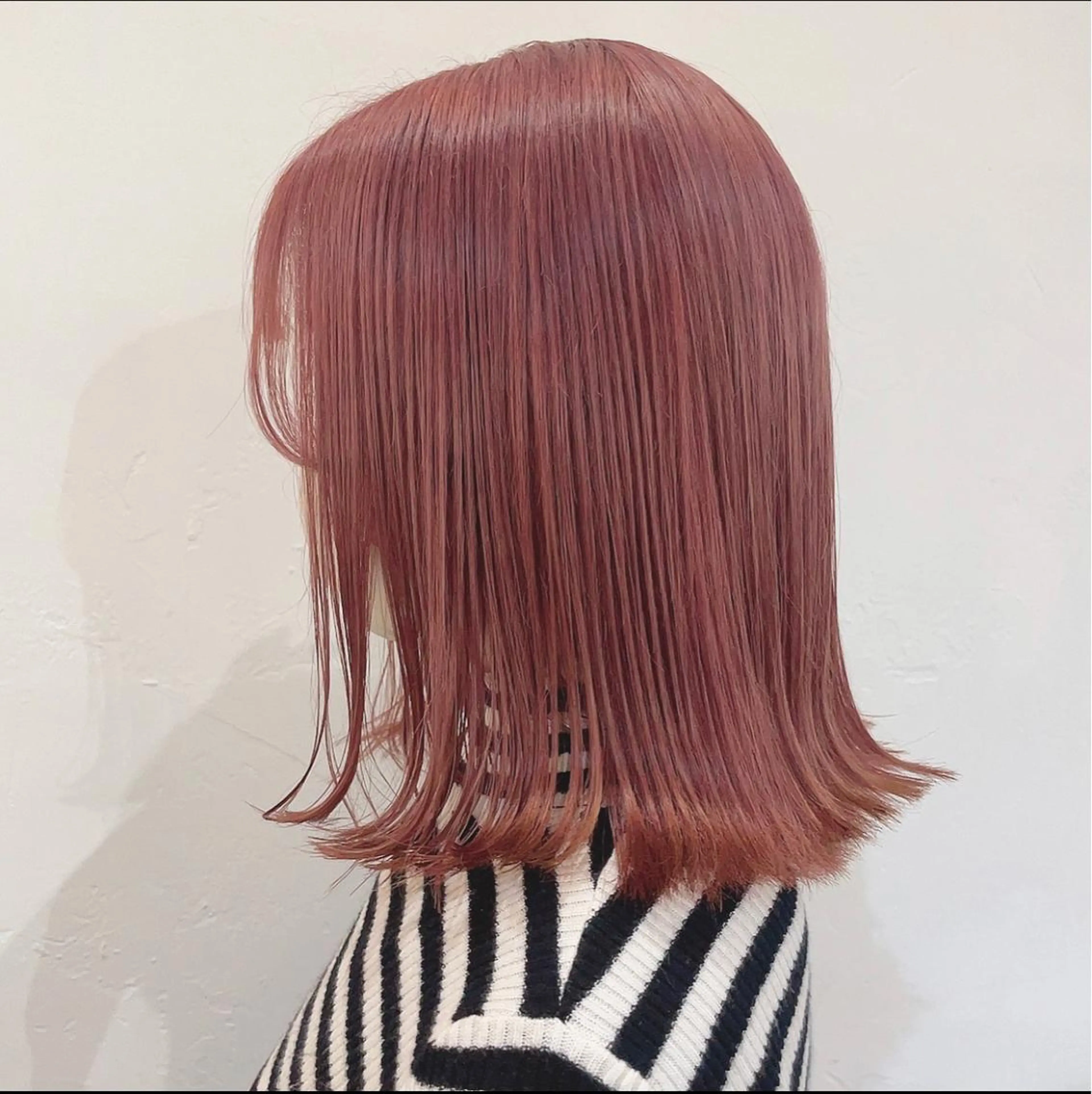 カラー ブリーチ ケアブリーチ ピンクカラー Sherry/R 三川町　木村祐里奈のヘアスタイル